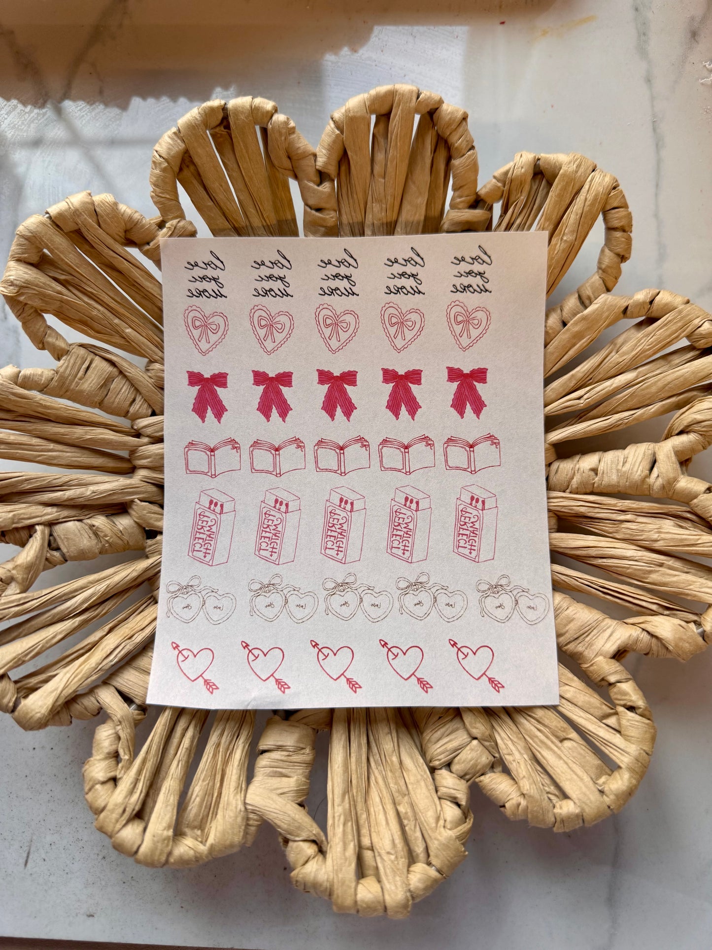 Charm Transfer Sheet 64