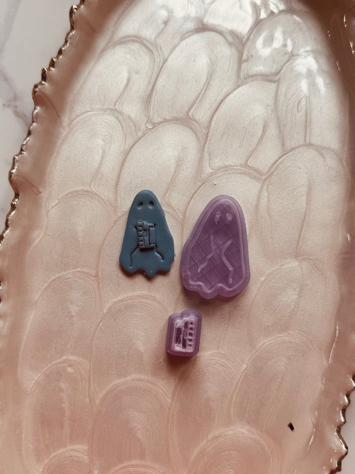 Ghost + Books Clay Cutter Set