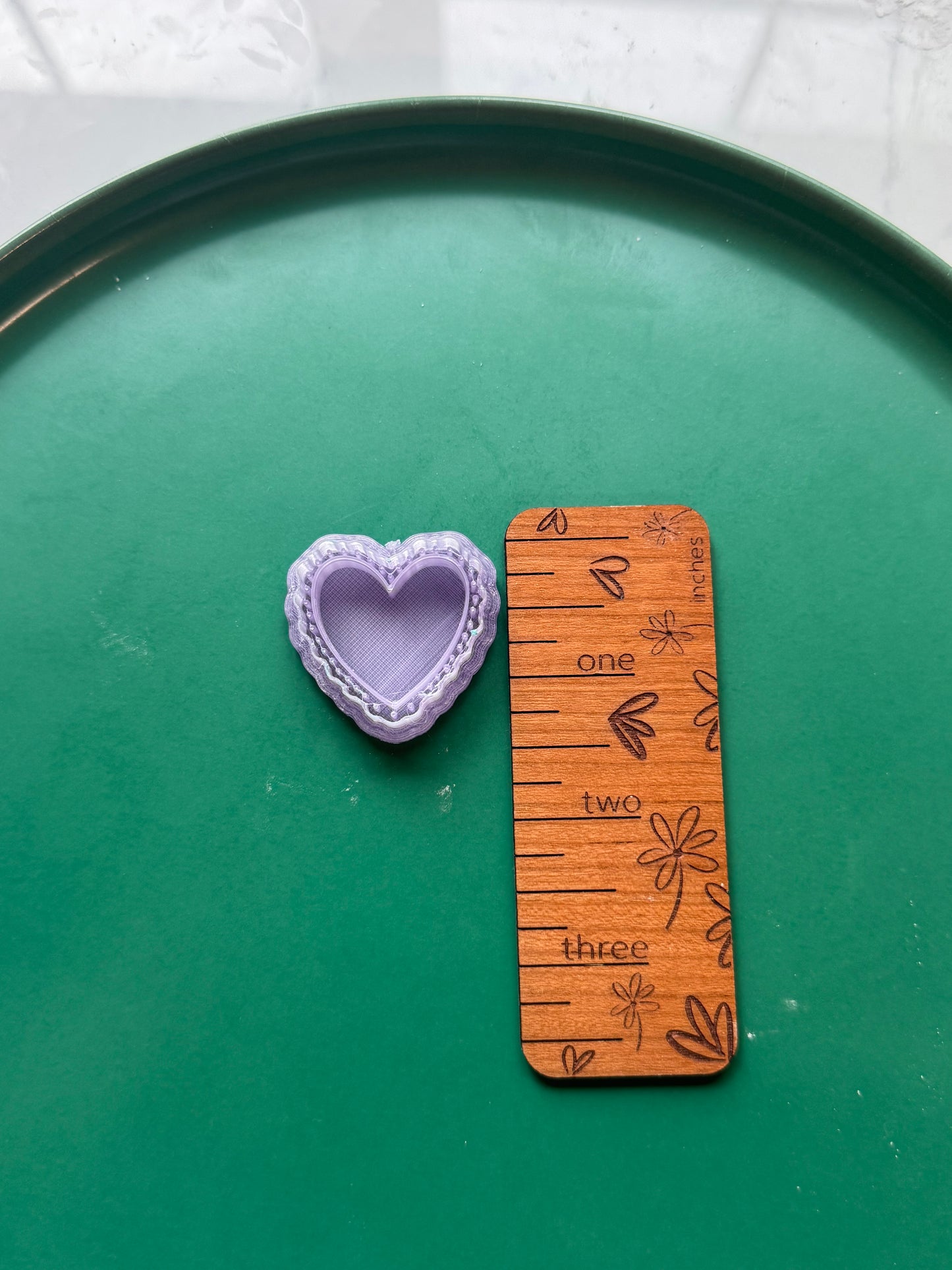 Ruffle Heart Clay Cutter