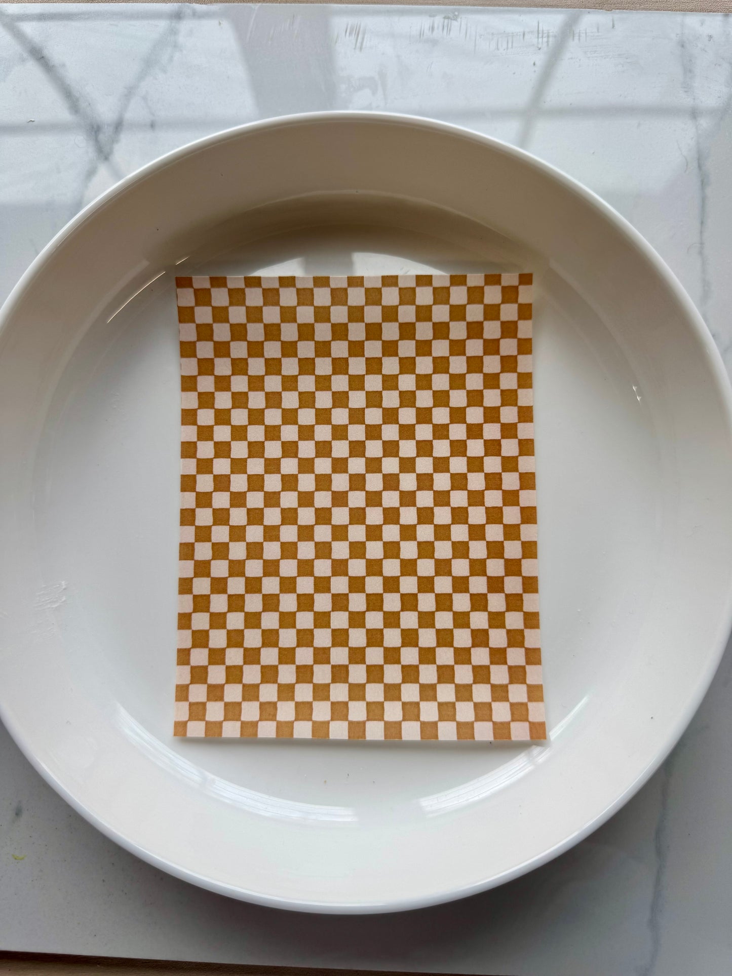 Clay Transfer Paper Checkered 4