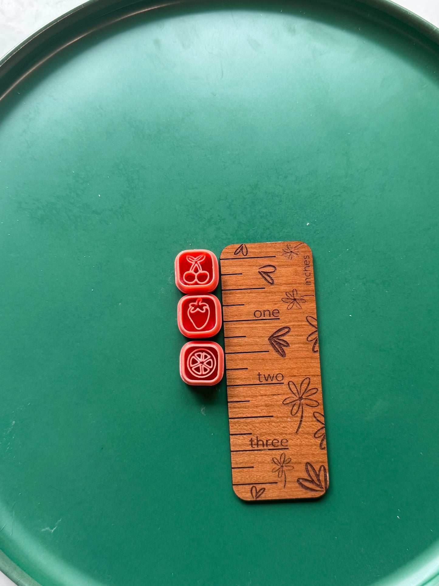 Summer Fruit Trio Clay Cutter Set