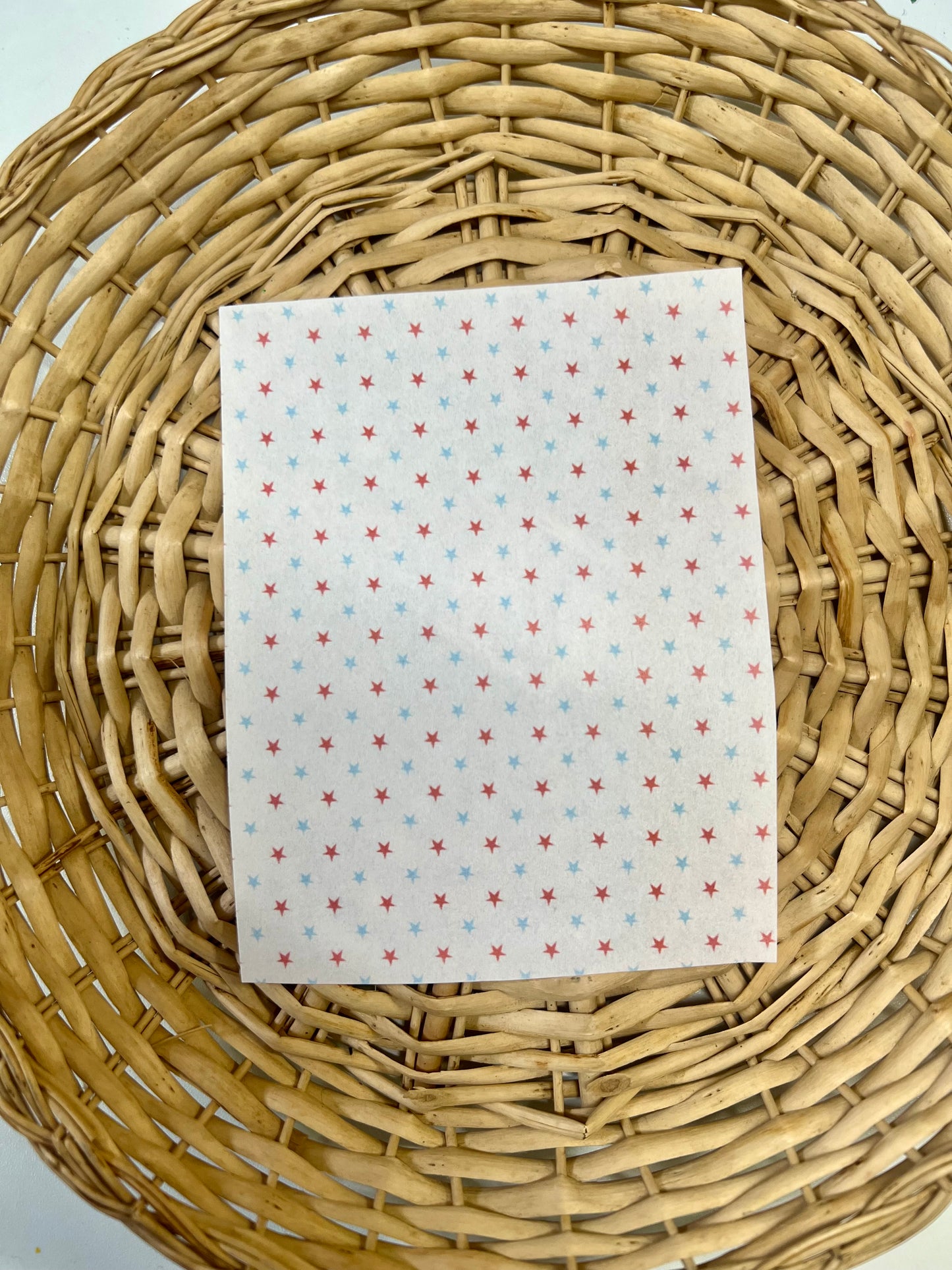 Clay Transfer 4th of July 2