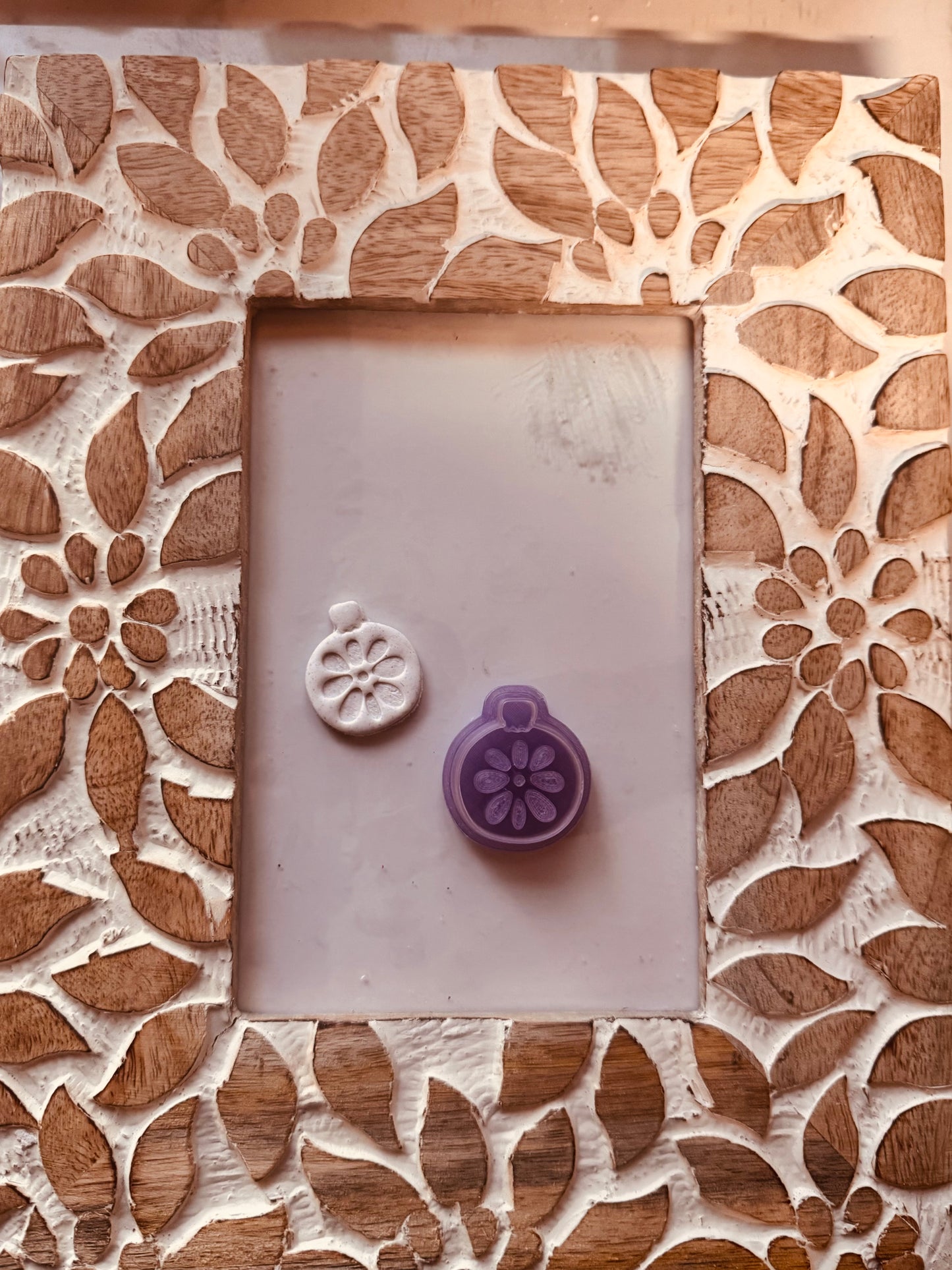 Floral Christmas Bauble Cutter