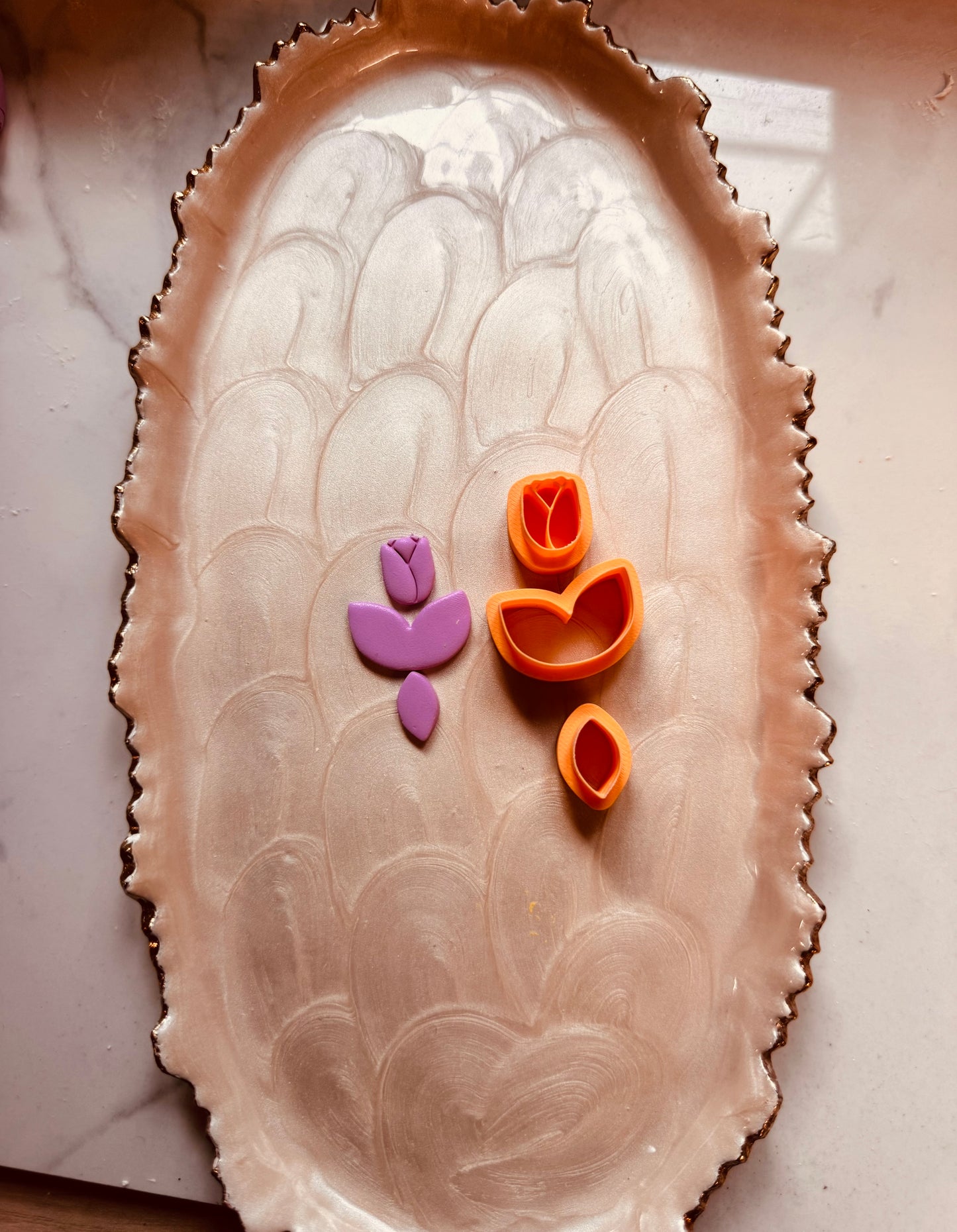 Tulip Bead Set Clay Cutter