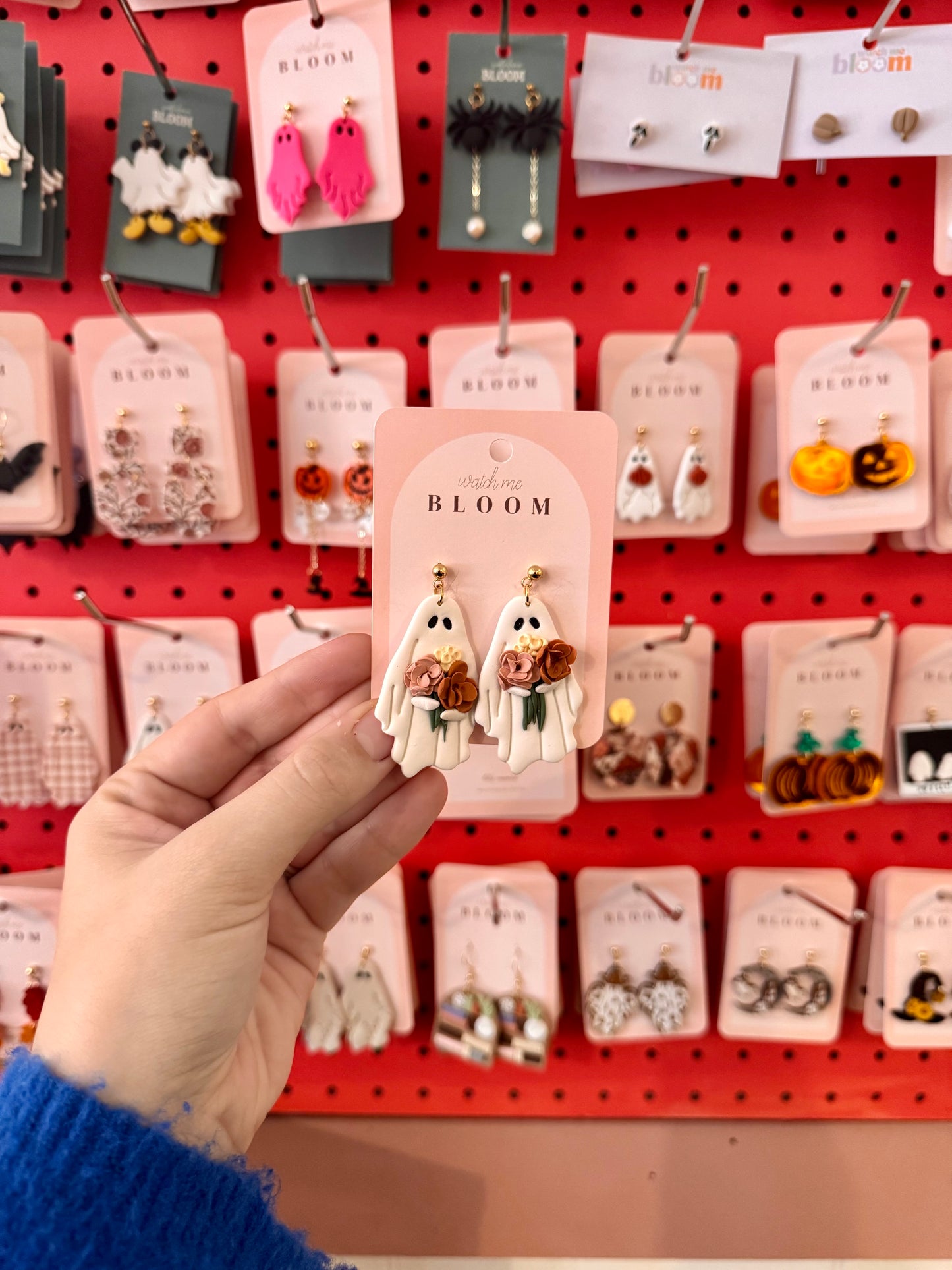 Ghosts w Floral Bouqet