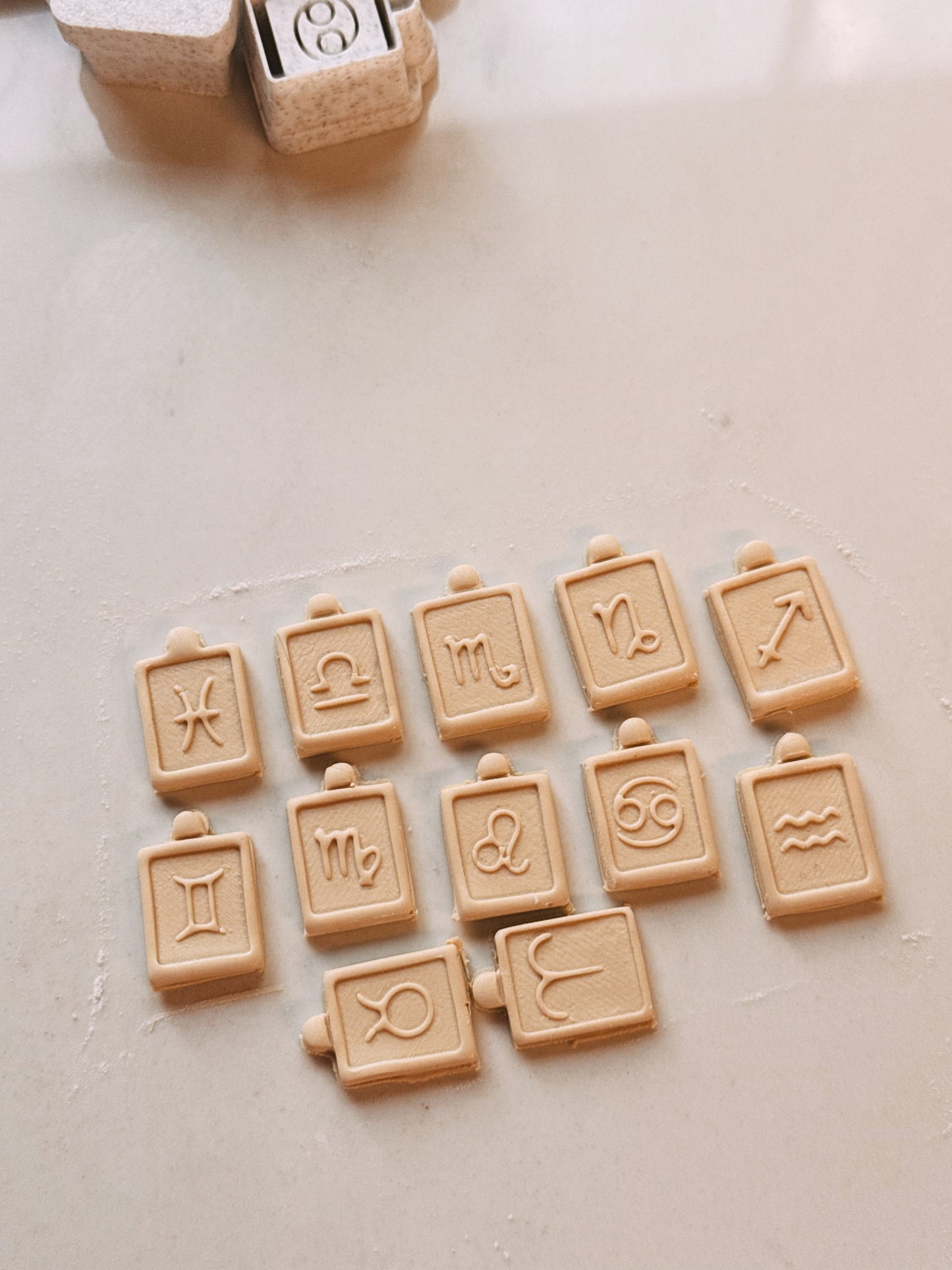 Zodiac Charm Polymer Clay Cutters