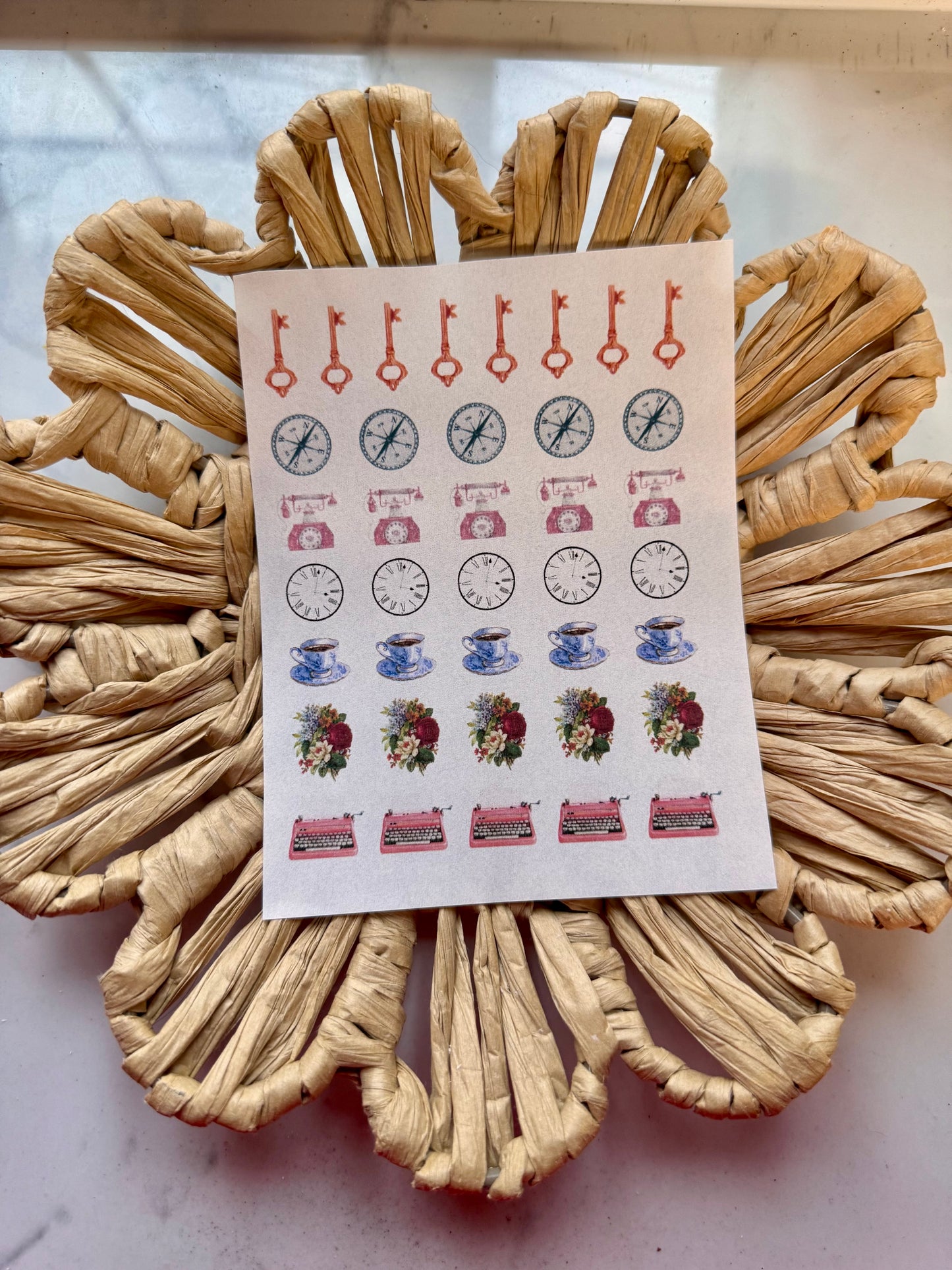 Charm Clay Transfer Sheet 39