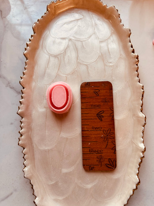 Oval Imprint Charm Clay Cutter