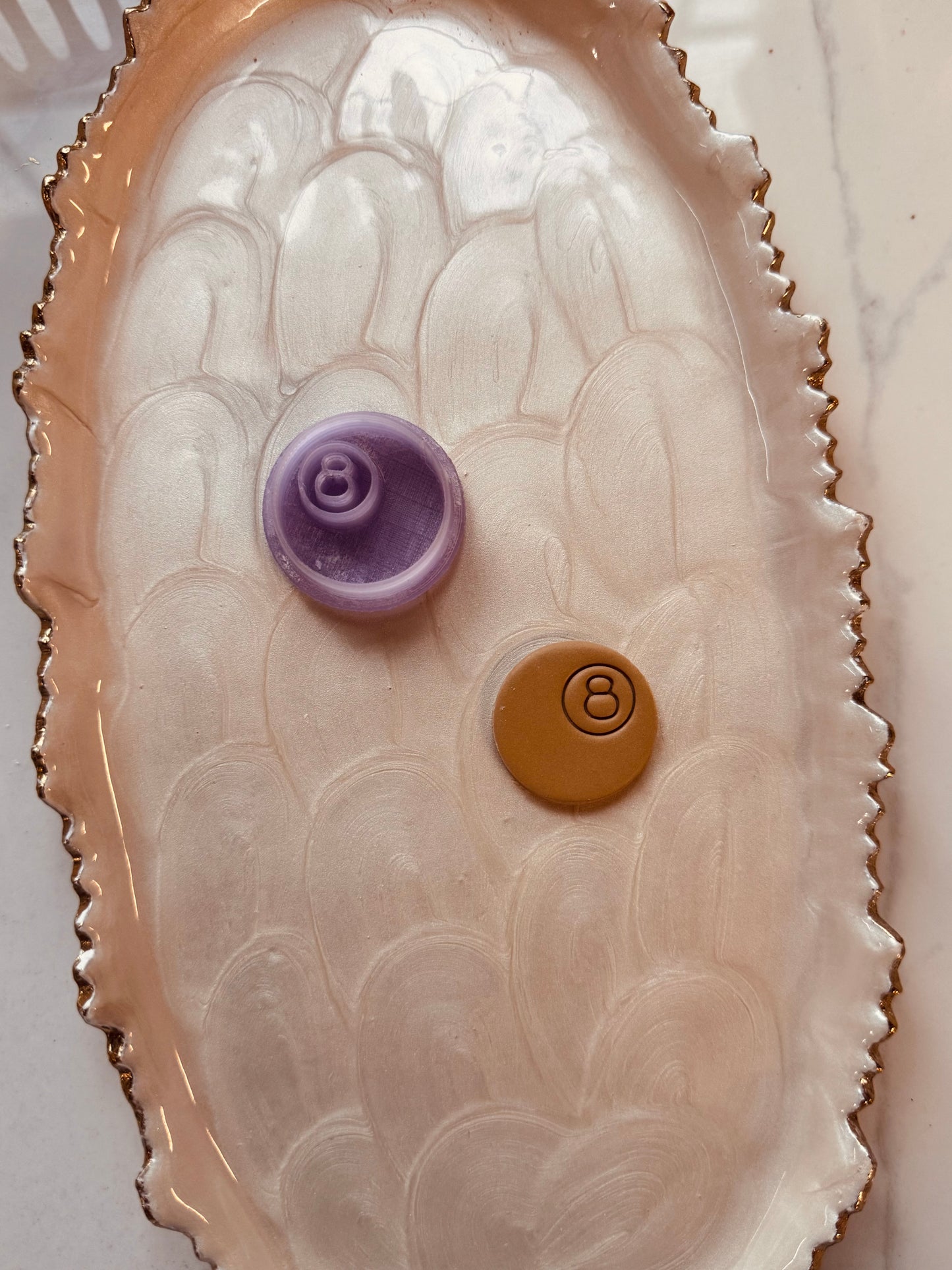 Pool Ball Clay Cutter