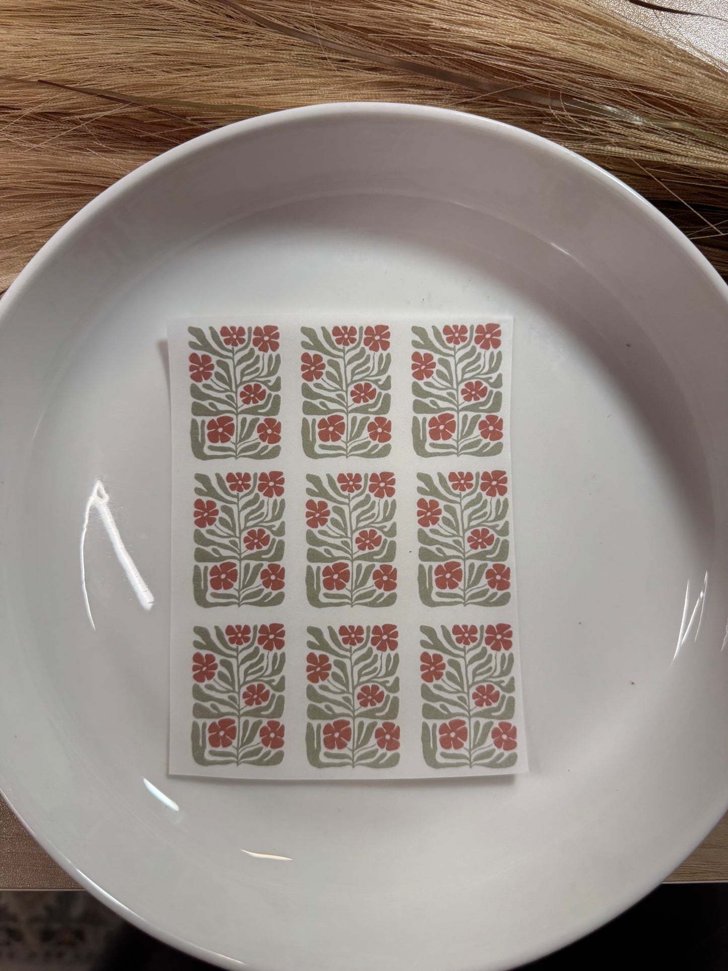 Clay Transfer Matisse Tiles 1