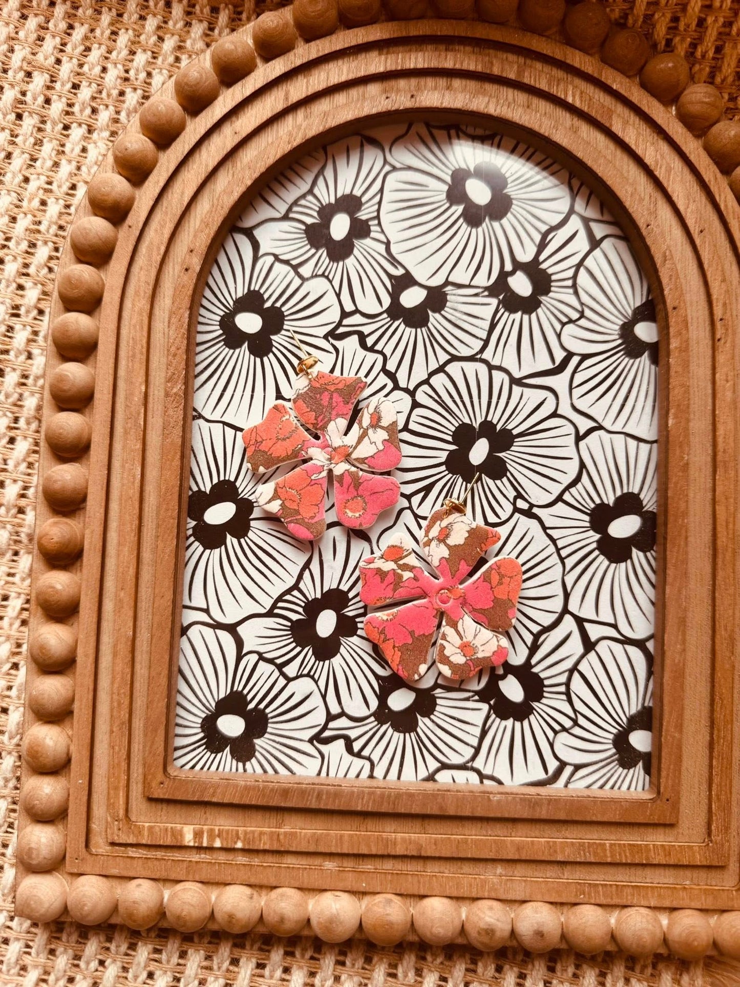 Funky Floral Dangles