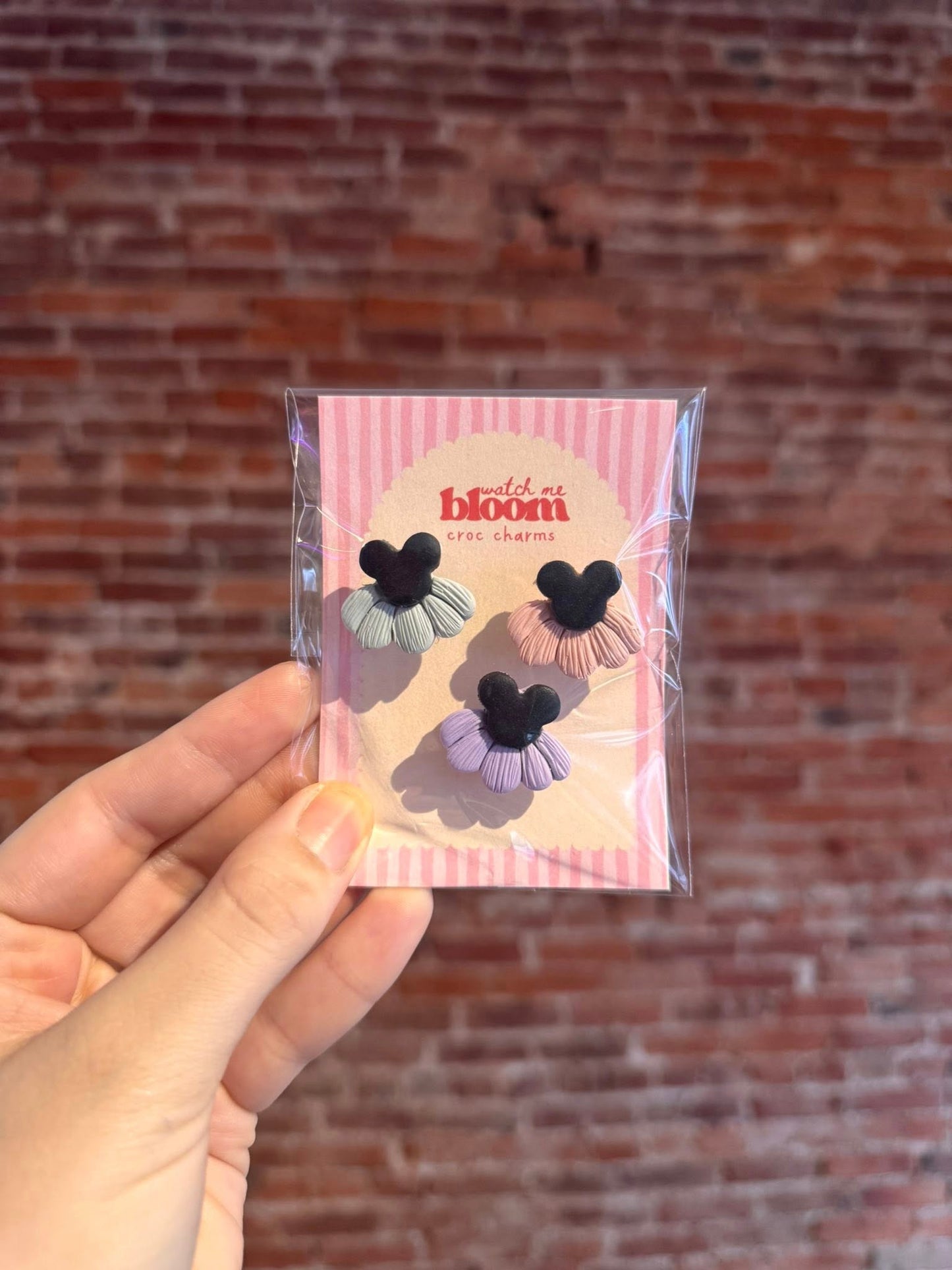 Mouse Daisy Croc Charm Set (style 2)