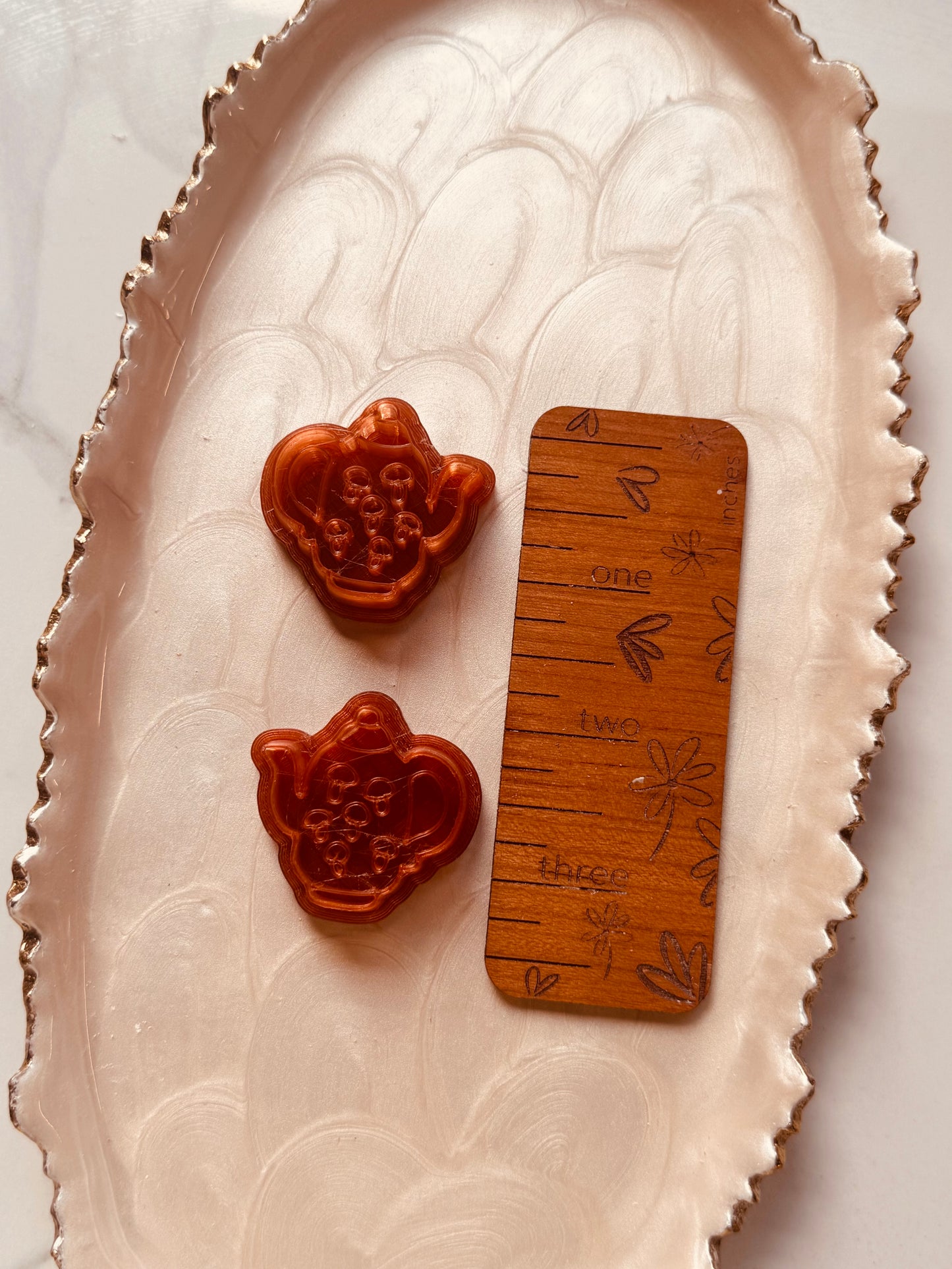 Mushroom Teapot Clay Cutter Set