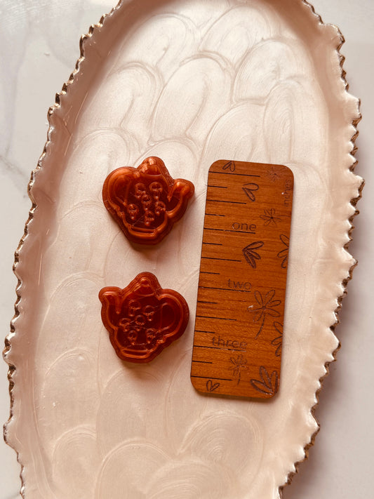 Mushroom Teapot Clay Cutter Set