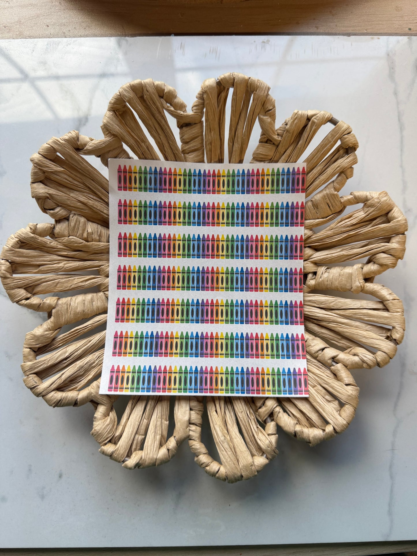 Clay Transfer Paper | Crayons 100