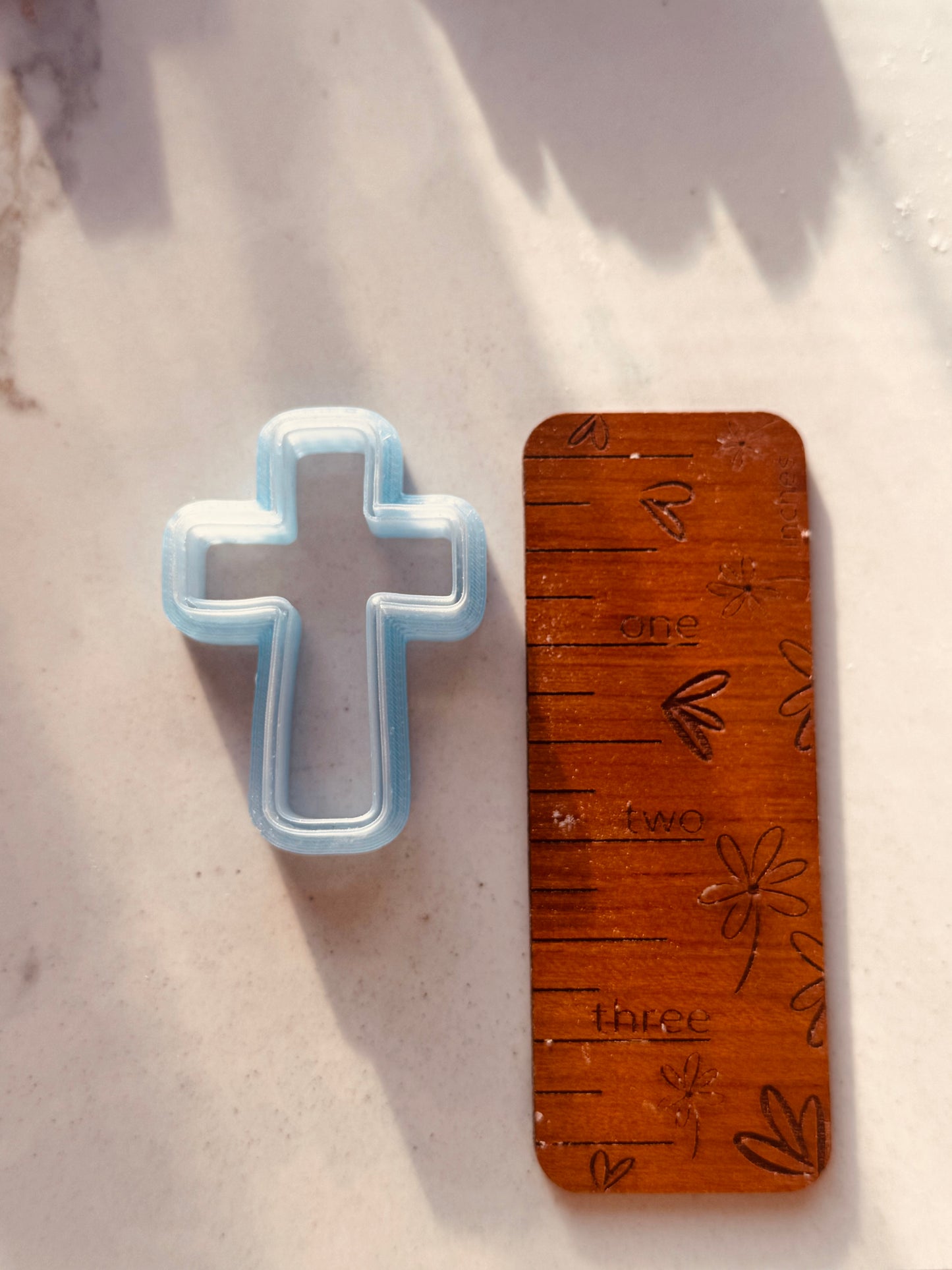 Bordered Cross Clay Cutter