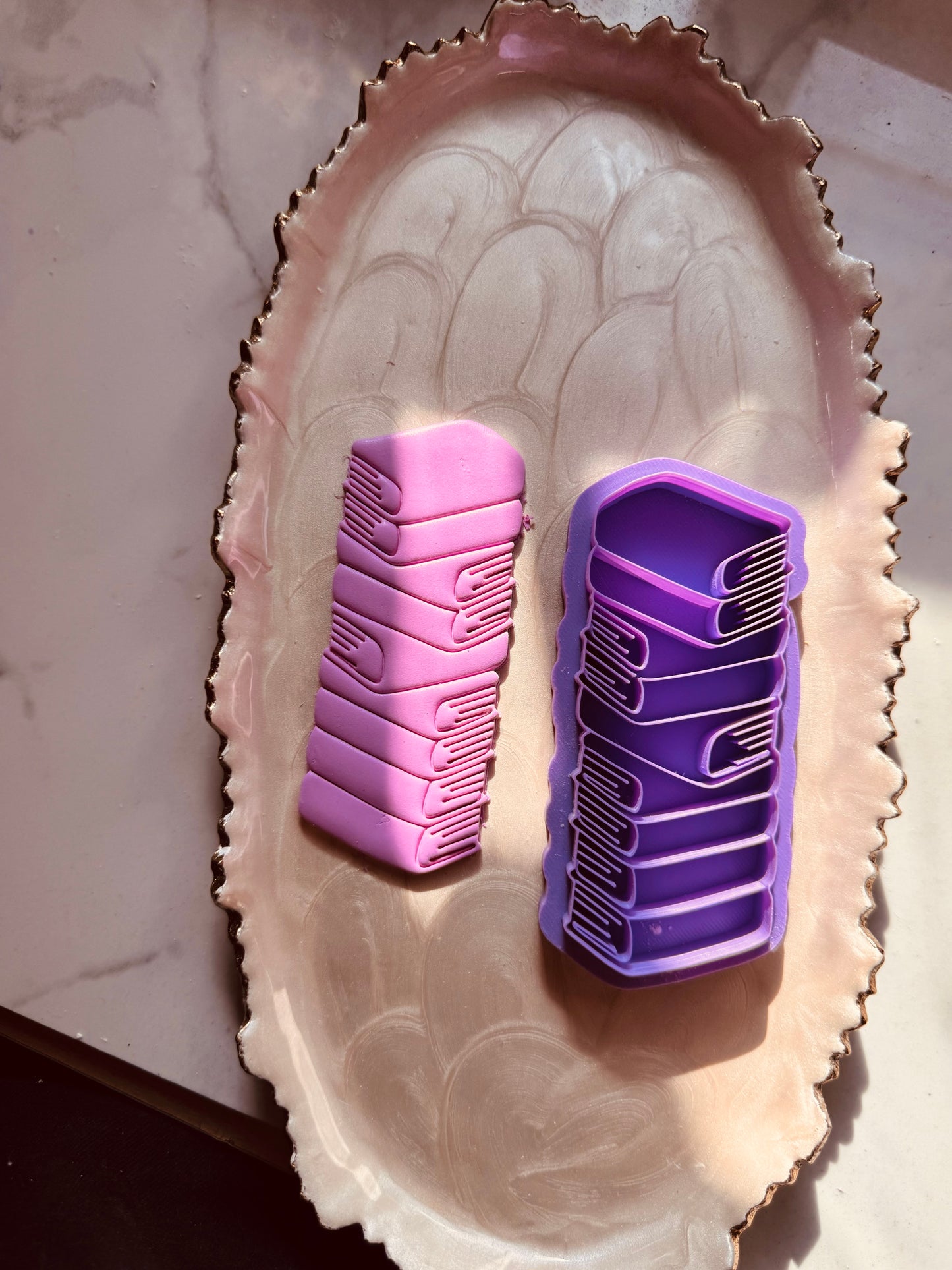 Bookstack Bookmark Clay Cutter Set