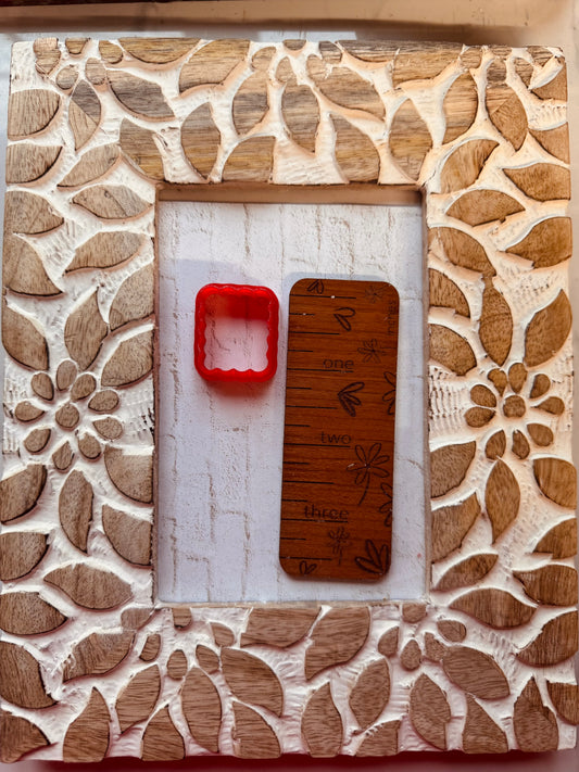 Scalloped Rectangle Clay Cutter