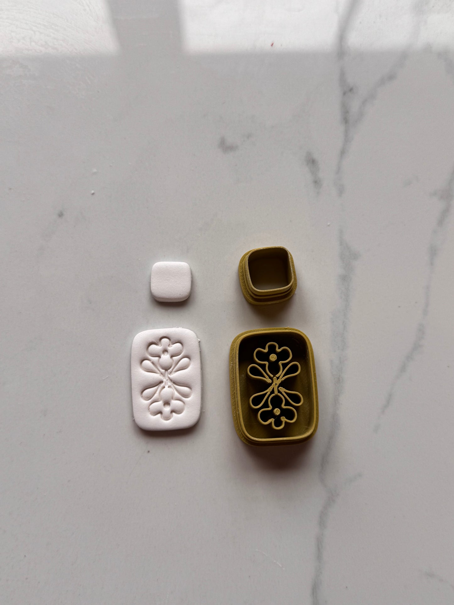 Organic Floral Embossed Cutter Set