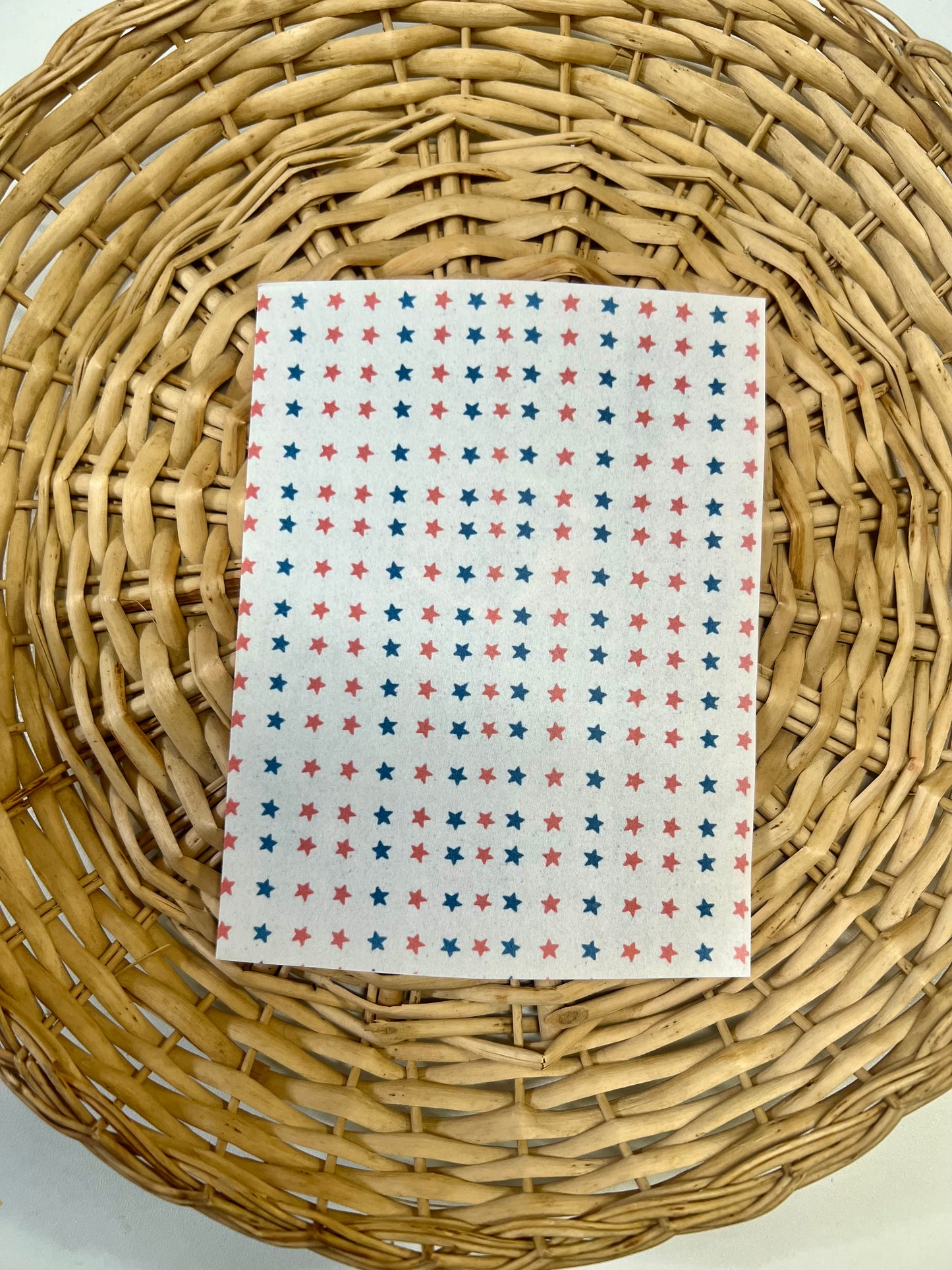 Clay Transfer 4th of July 4