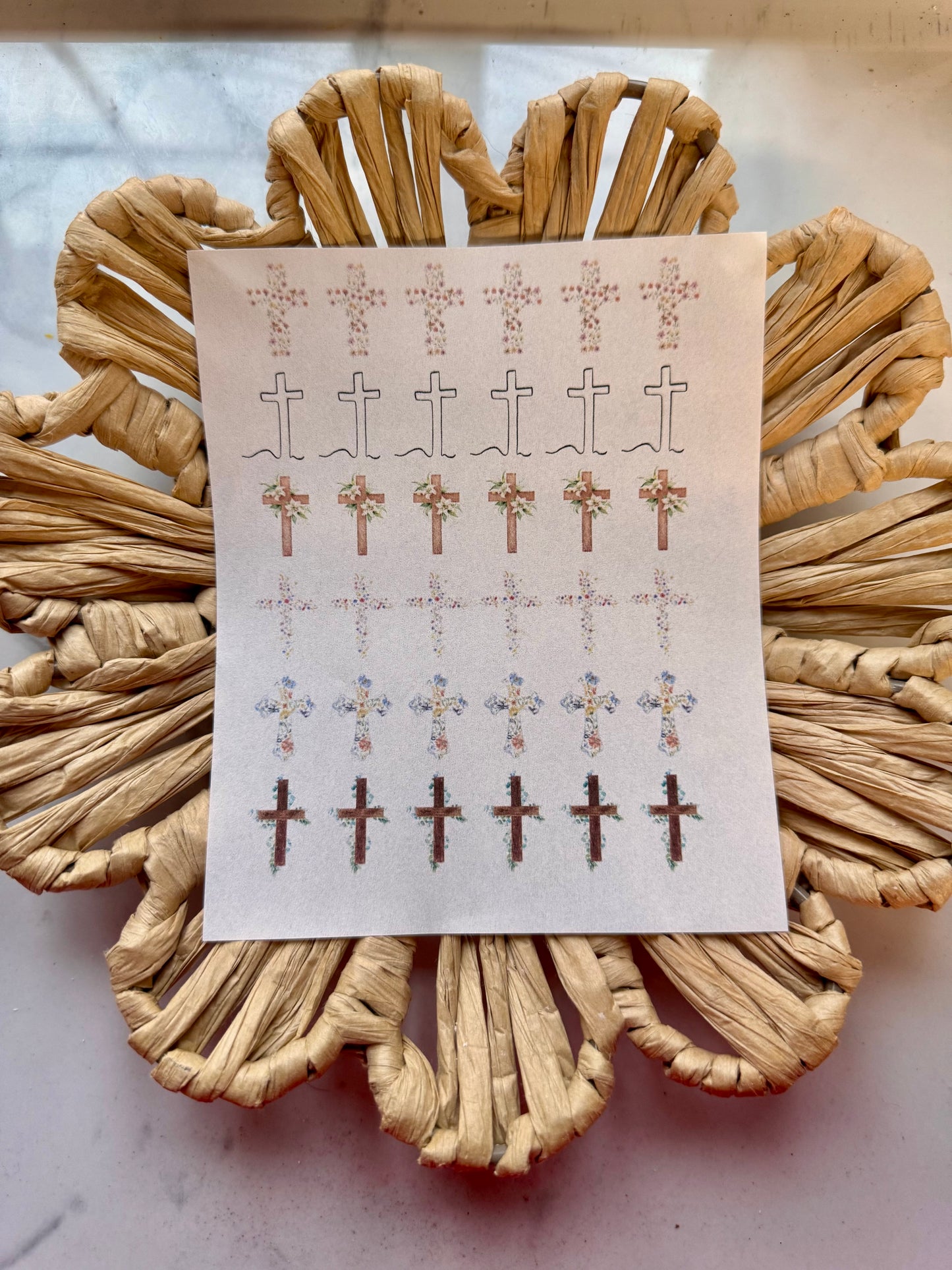 Charm Clay Transfer Sheet 44