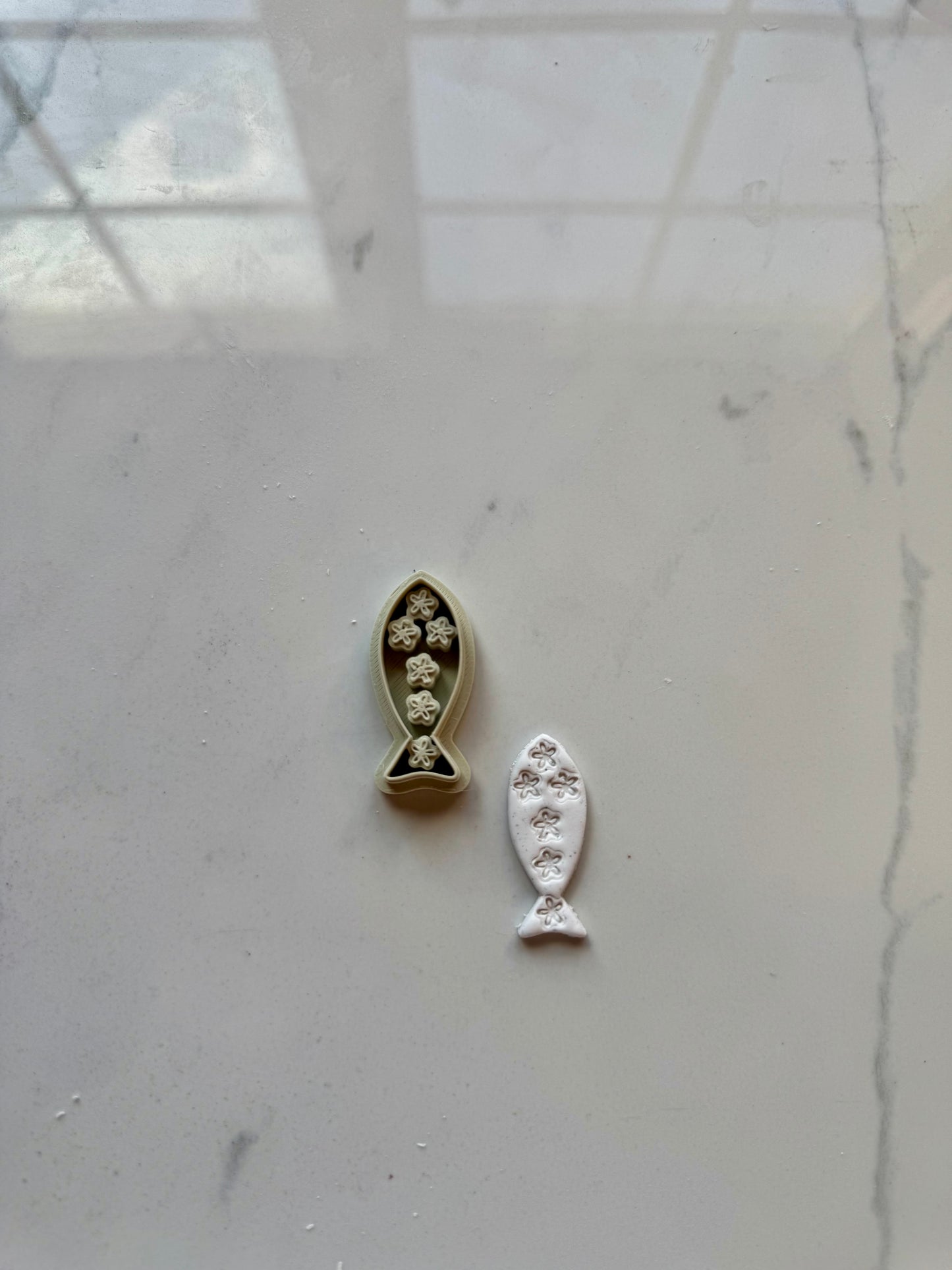 Floral Fish Clay Cutter