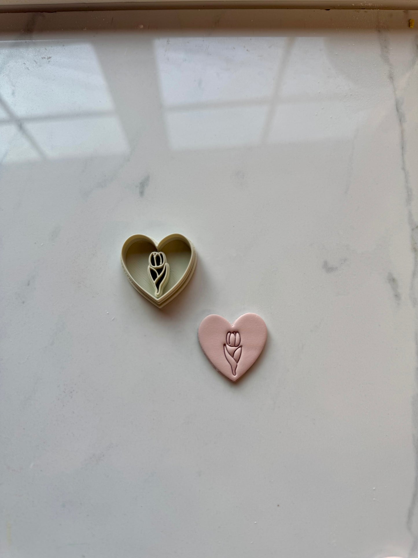 Heart Tulip Clay Cutter