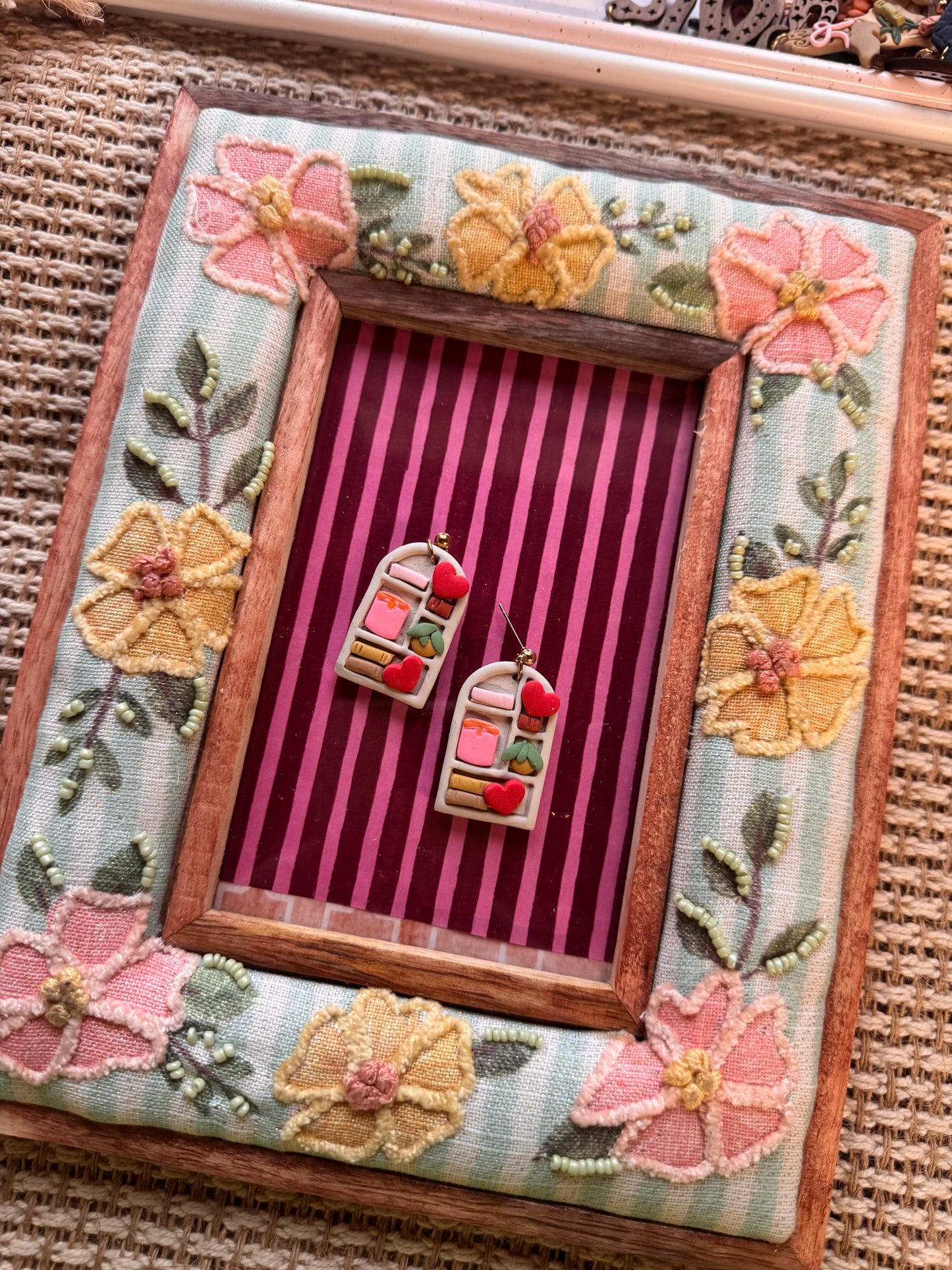 Romance Bookcase Earrings
