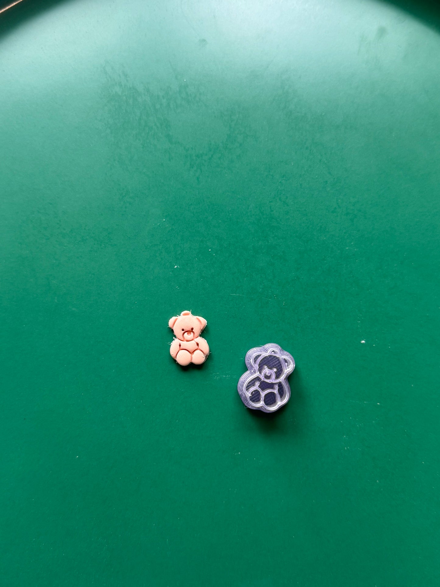 Teddy Bear Charm Clay Cutter