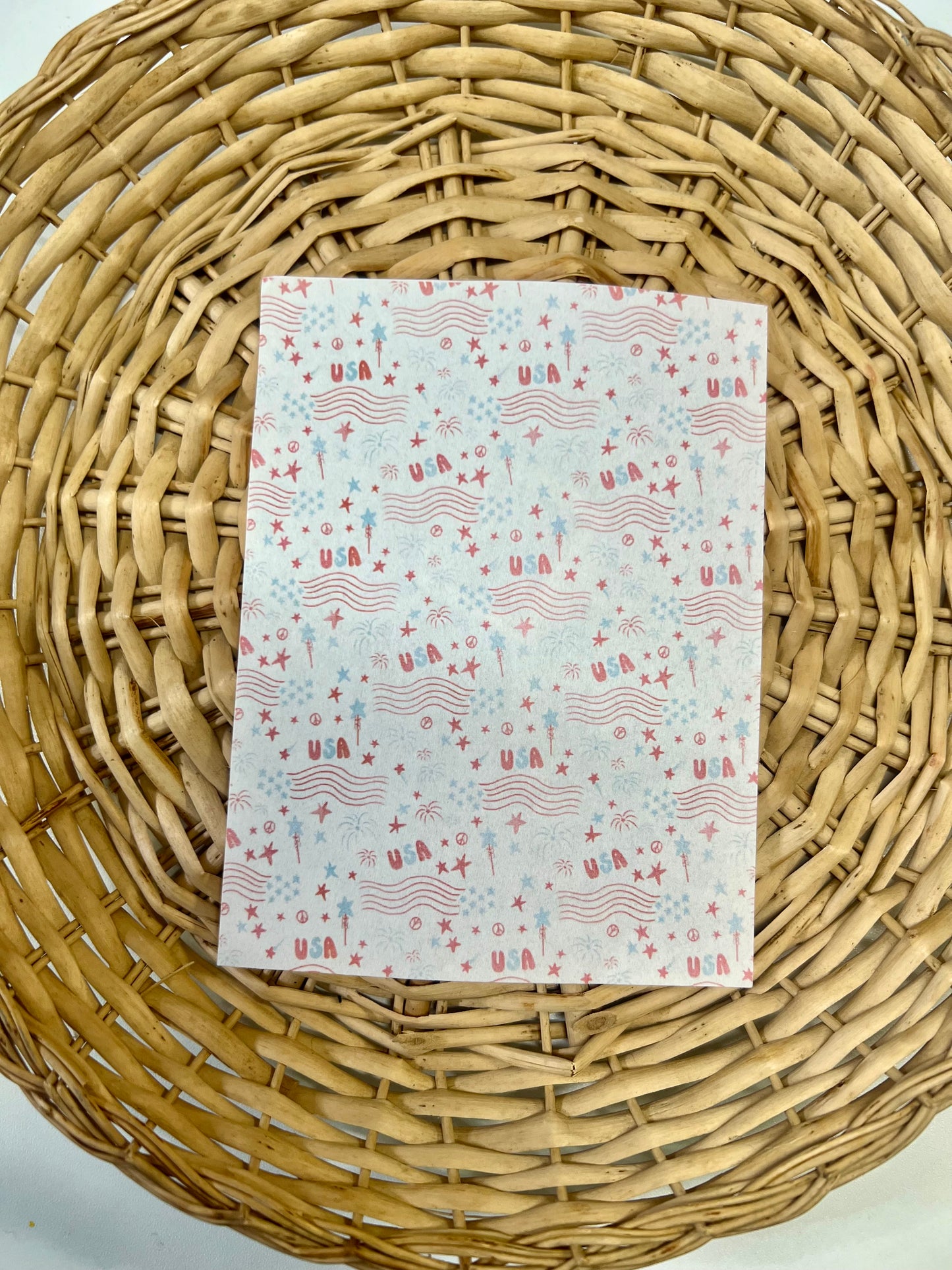 Clay Transfer 4th of July 3