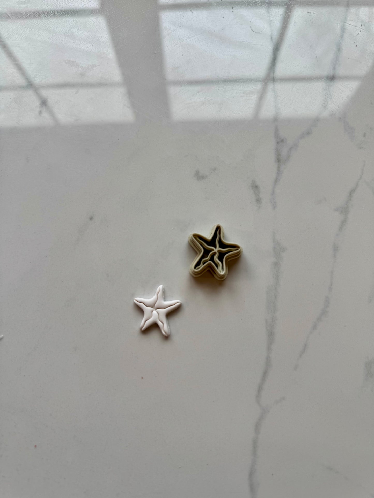 Boho Starfish Stud Clay Cutter
