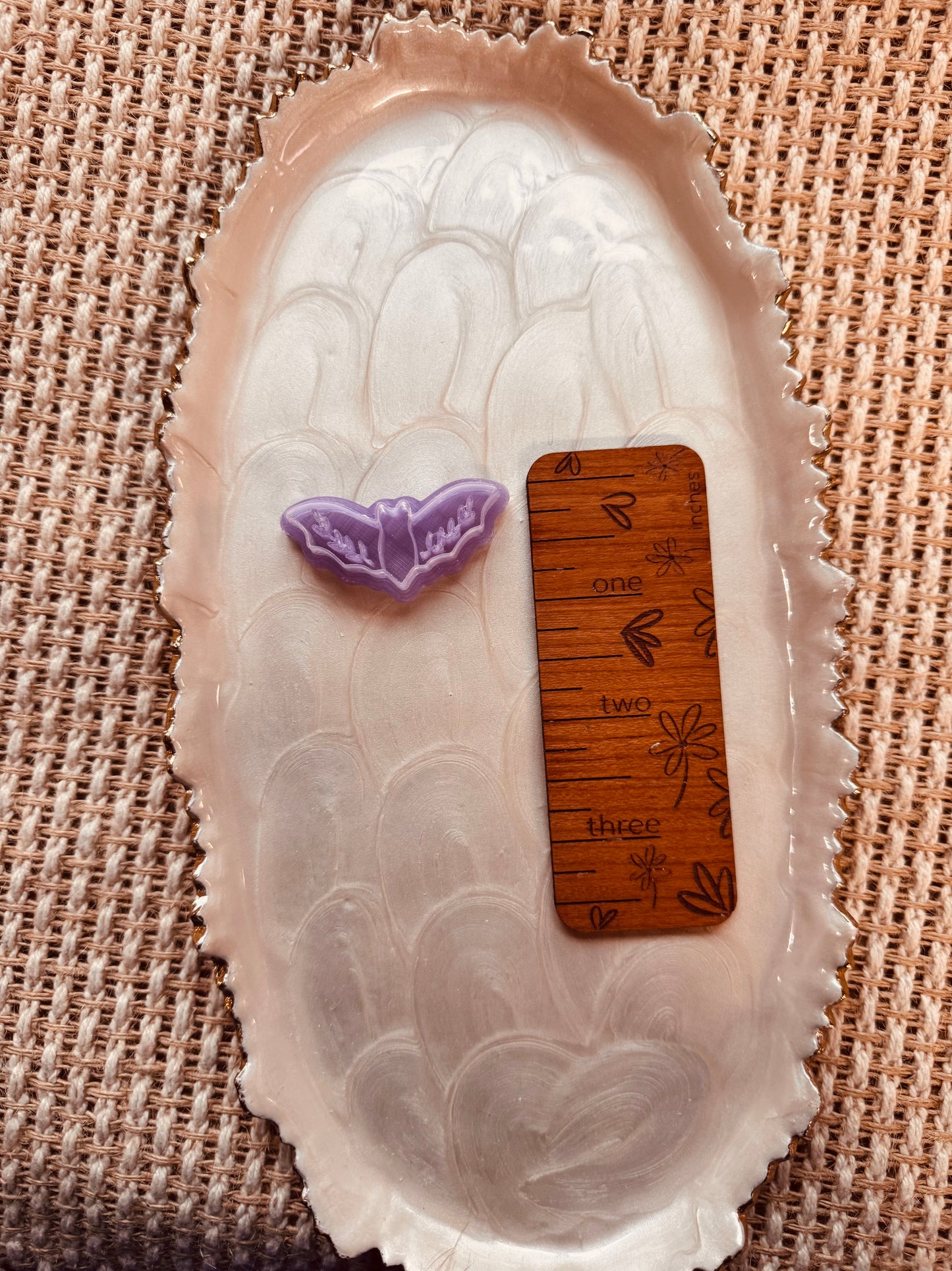 Floral Bat Clay Cutter