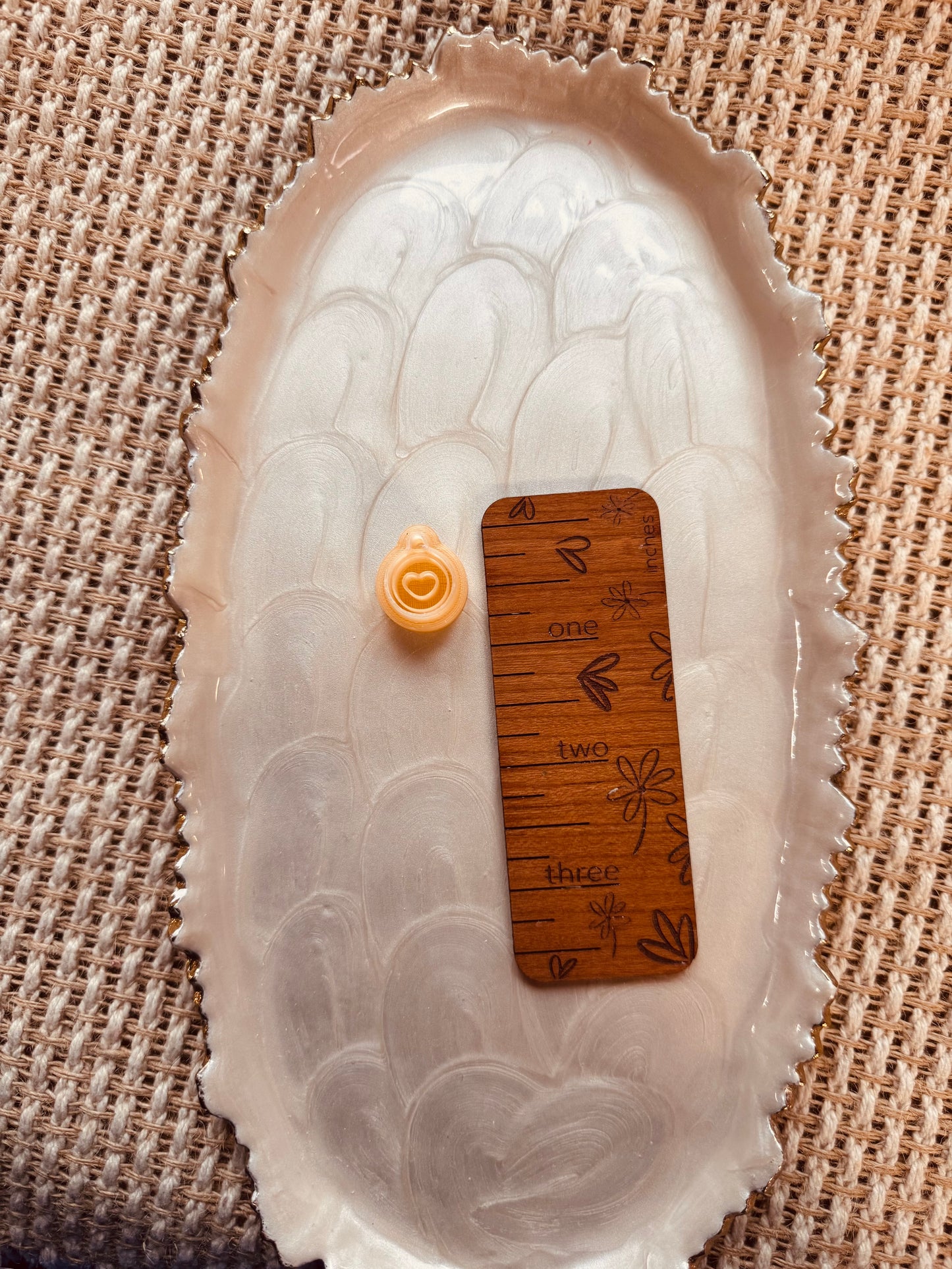 Latte Art Stud Polymer Clay Cutter