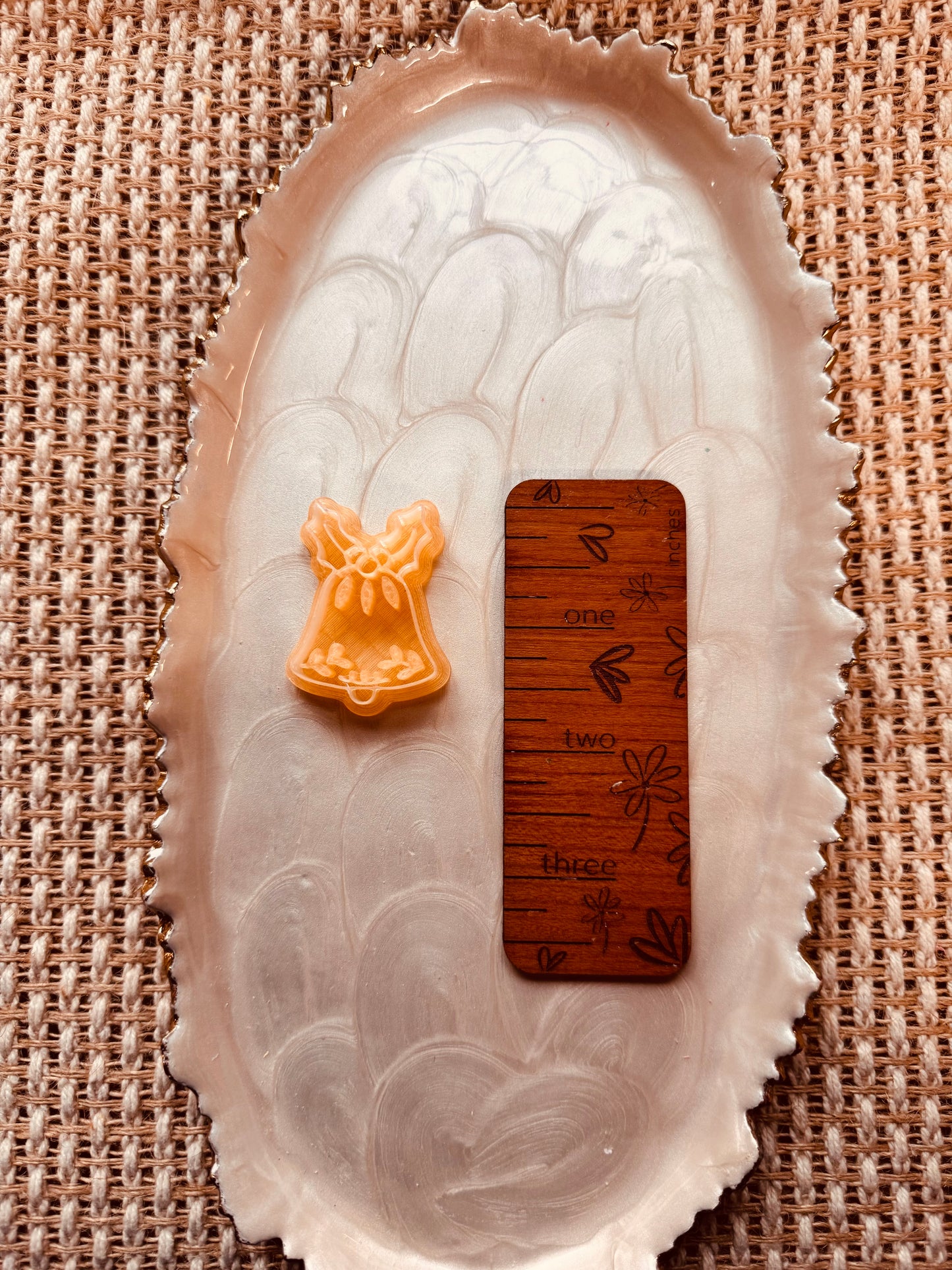 Whimsy Mistletoe Bell Clay Cutter