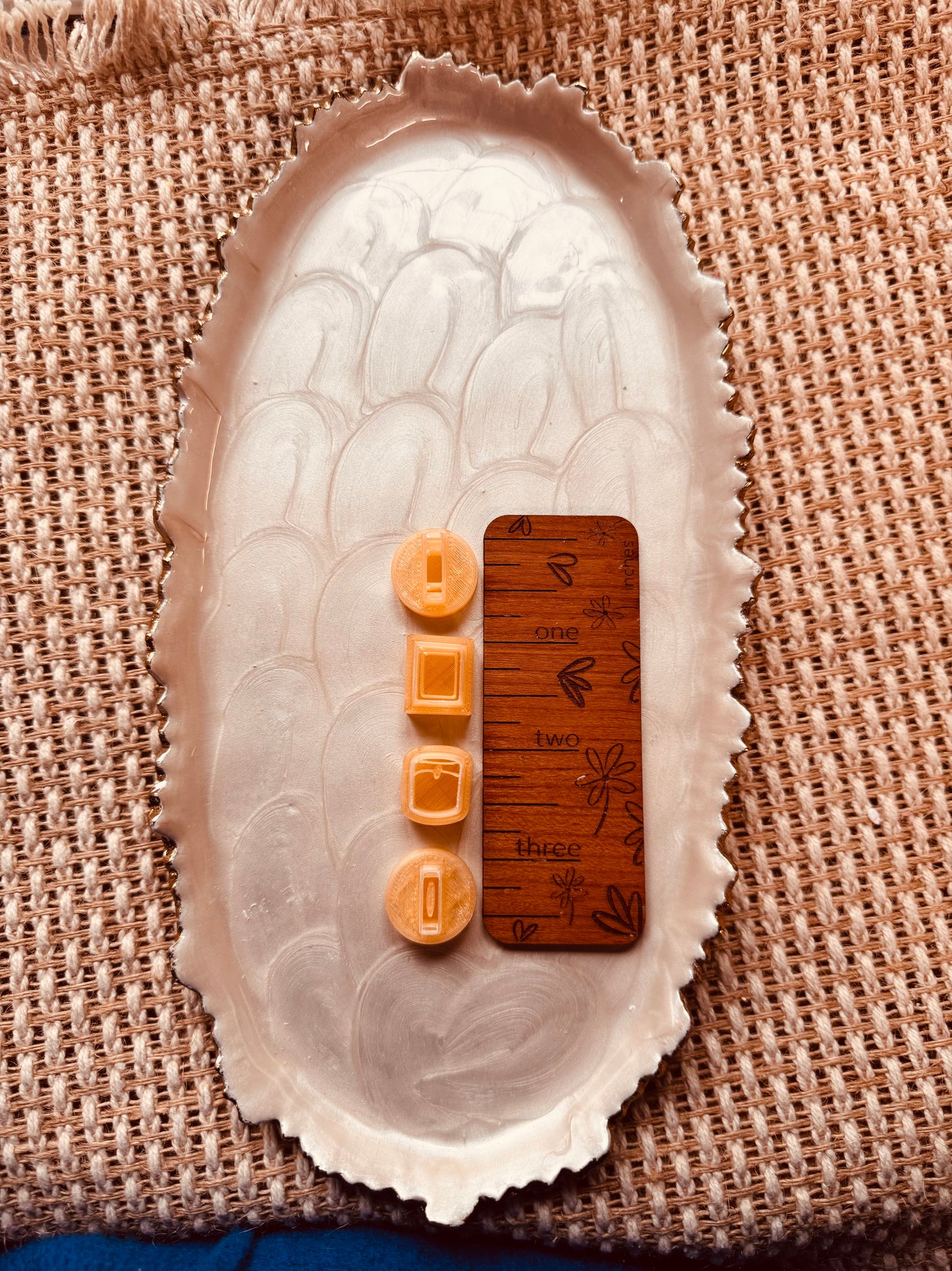 Complete Set of Bookshelf Items Clay Cutters