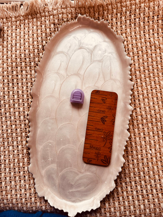 Bookshelf Stud Polymer Clay Cutter