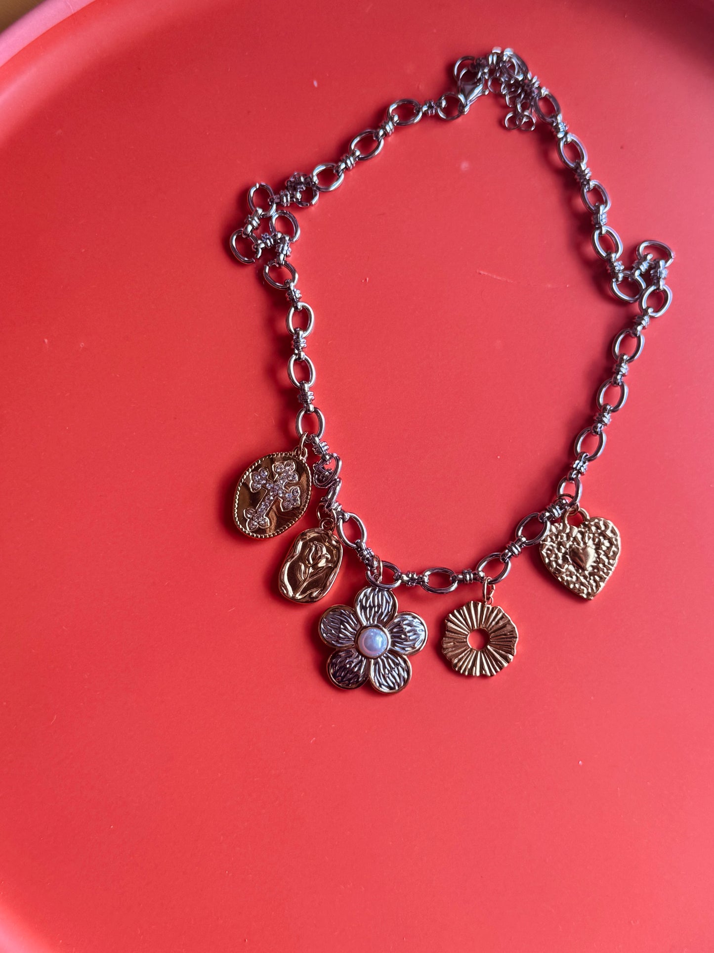 Custom Charm Necklace/Bracelet/ Earrings (virtual charm bar)