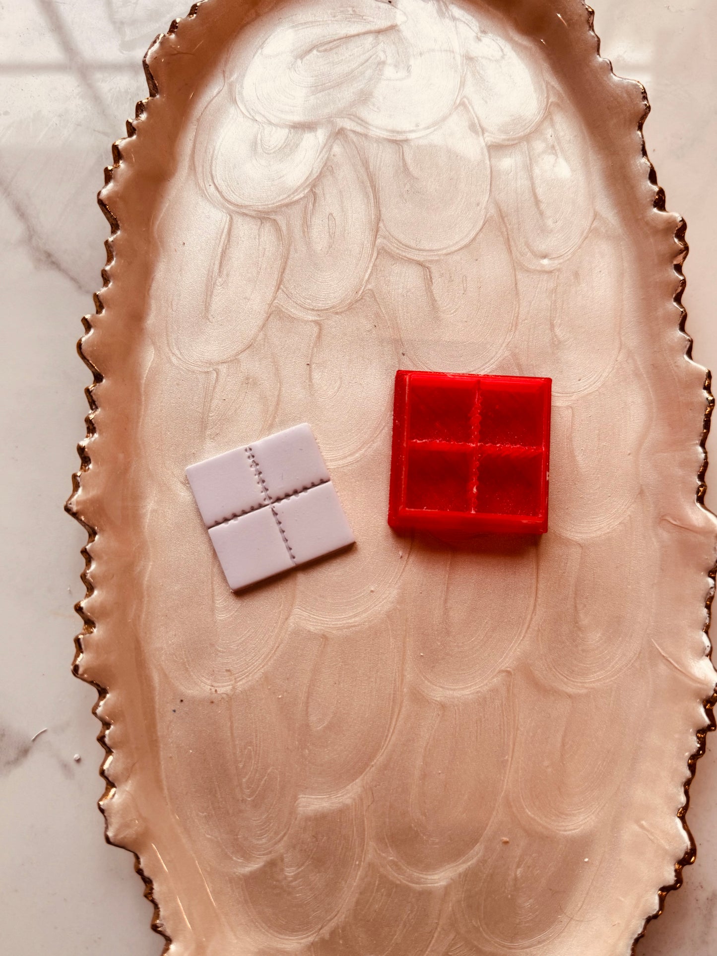 Quilt Square Clay Cutter