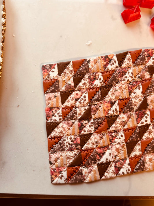 Triangle Quilt Clay Cutter