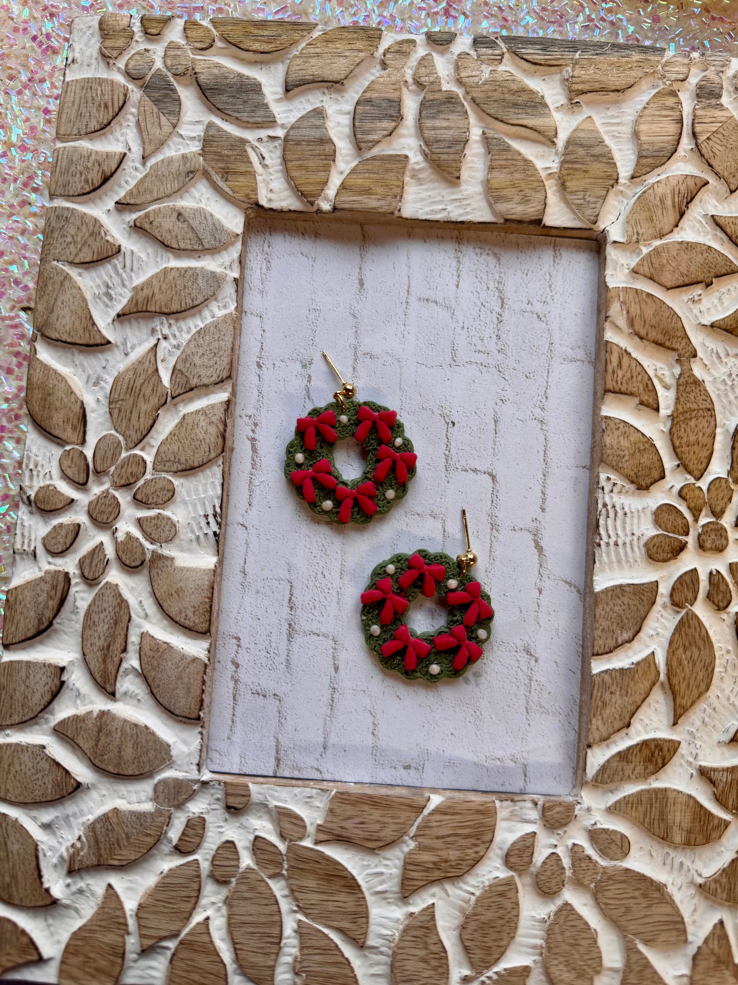 Wreaths with Red Bows