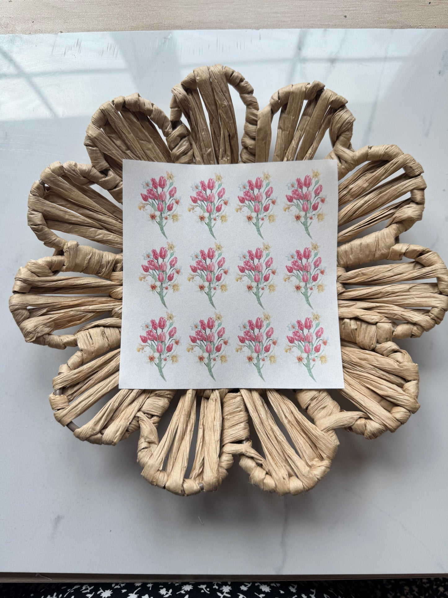 Clay Transfer Paper | Flowers 110