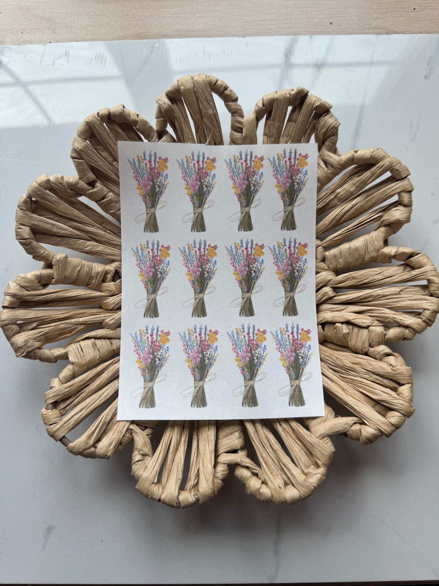 Clay Transfer Paper | Flowers 109