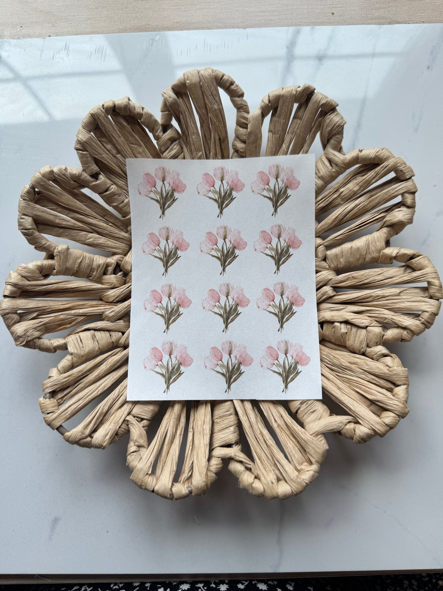 Clay Transfer Paper | Flowers 107
