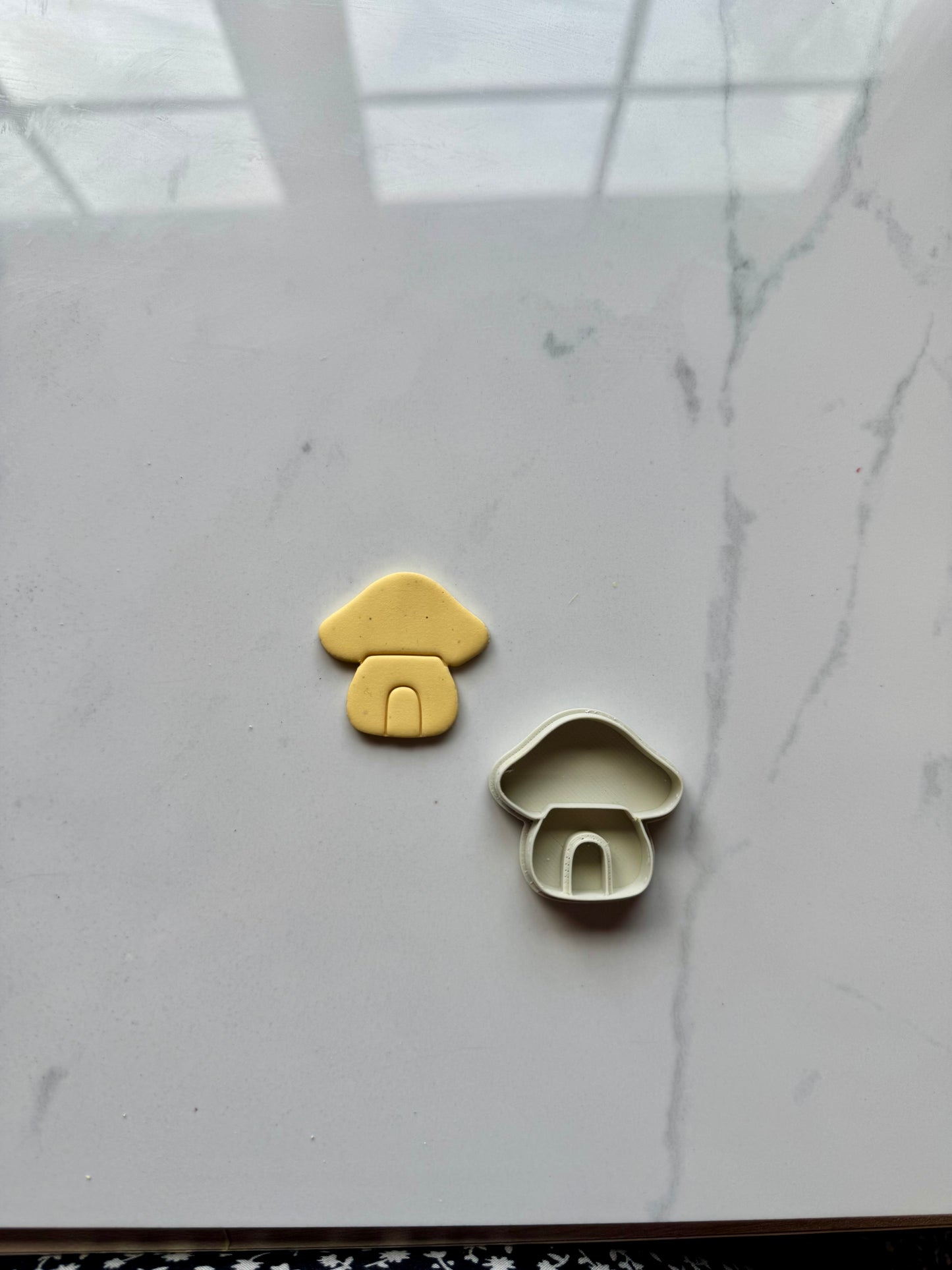Mushroom House Polymer Clay Cutter