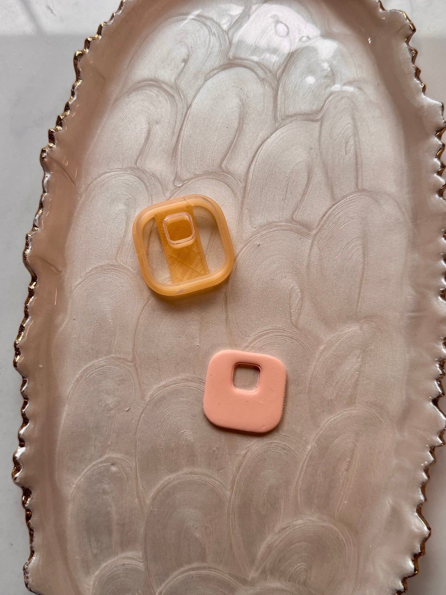 Rounded Square Hoop Clay Cutter