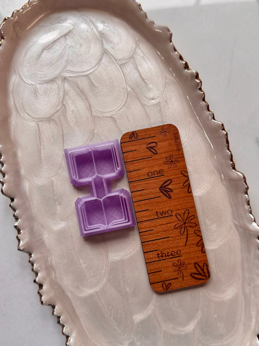 Book Keychain Clay Cutter