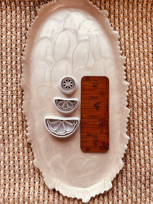 Orange Slice Clay Cutter Set