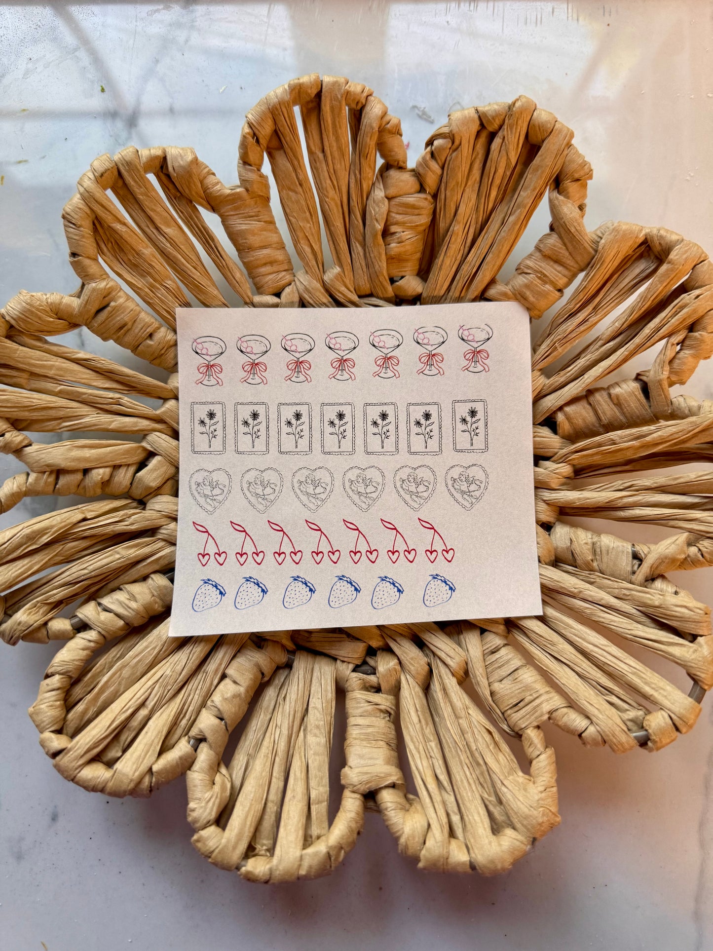 Charm Clay Transfer Sheet 28