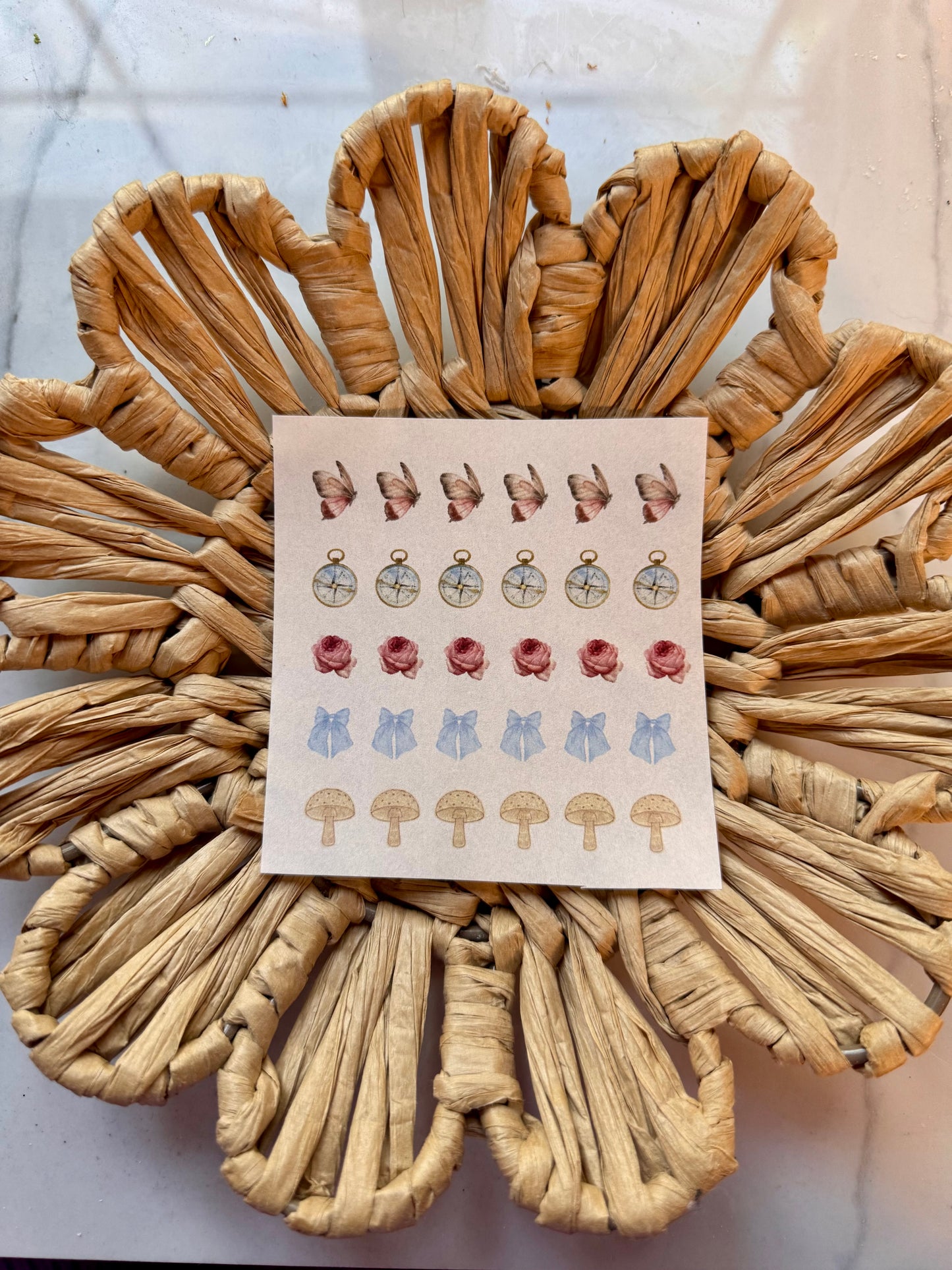 Charm Clay Transfer Sheet 27