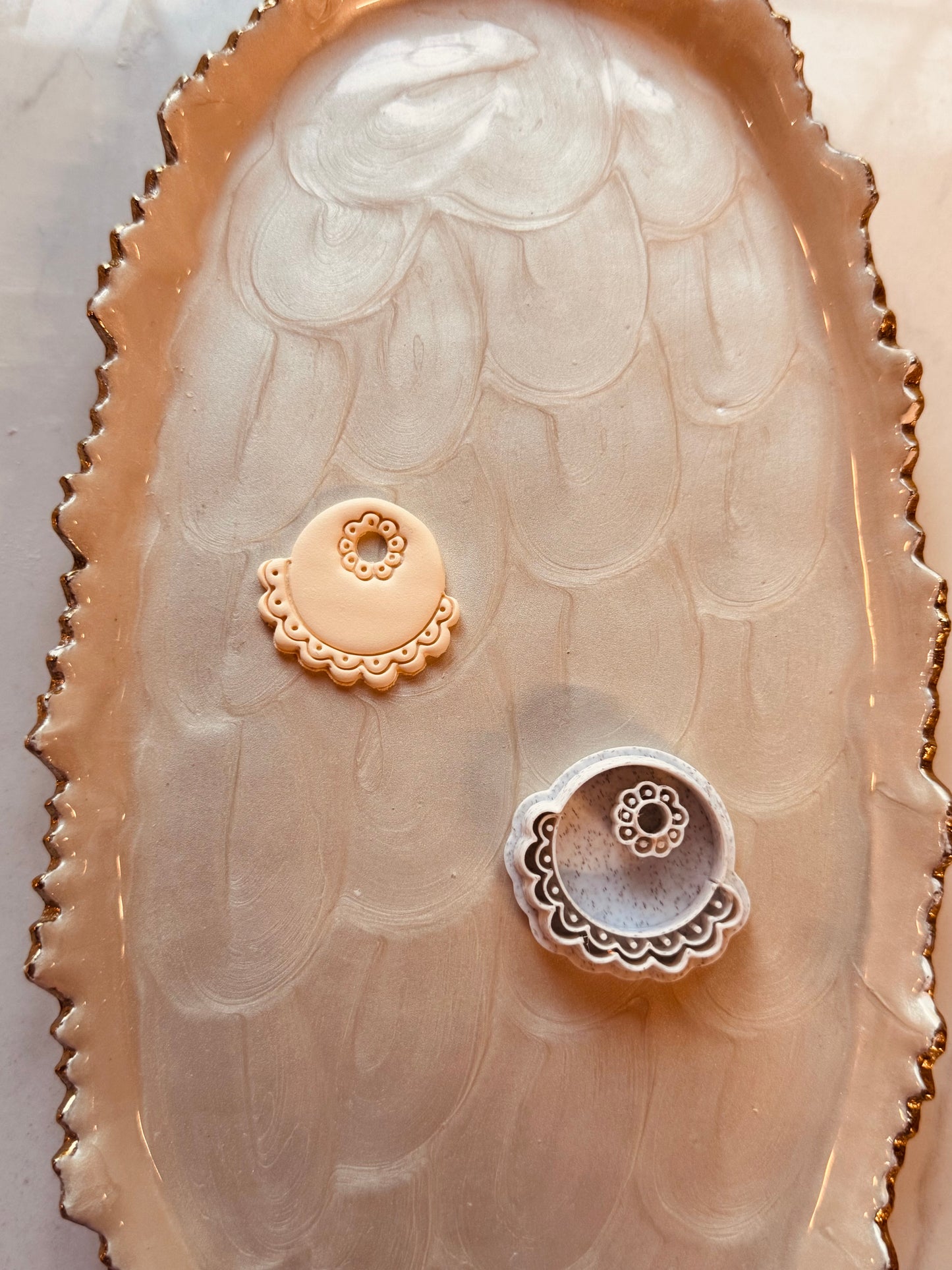 Paisley Hoop Polymer Clay Cutter